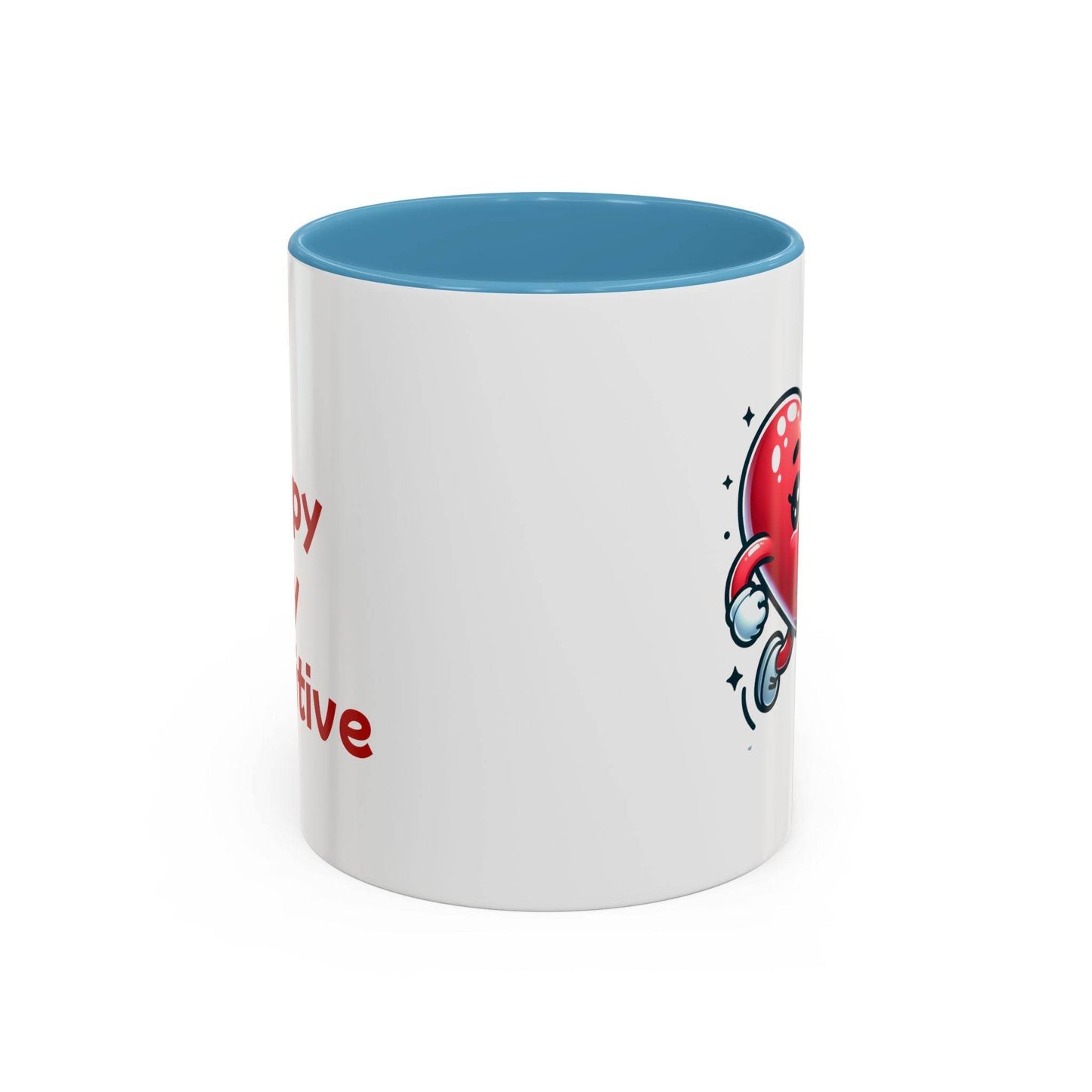 Cute Heart Character Coffee Mug - 11 & 15oz - The Dreamer's Bookshop.