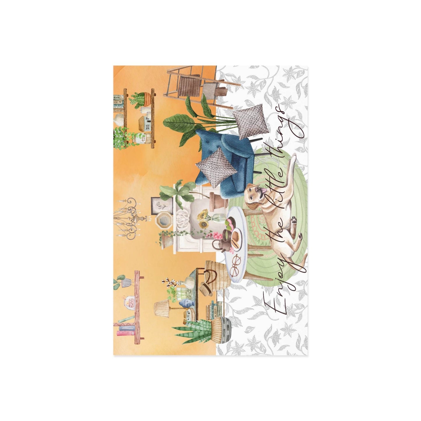 The Dreamer's Bookshop "Tea time" Enjoy the Little Things Card - The Dreamer's Bookshop.