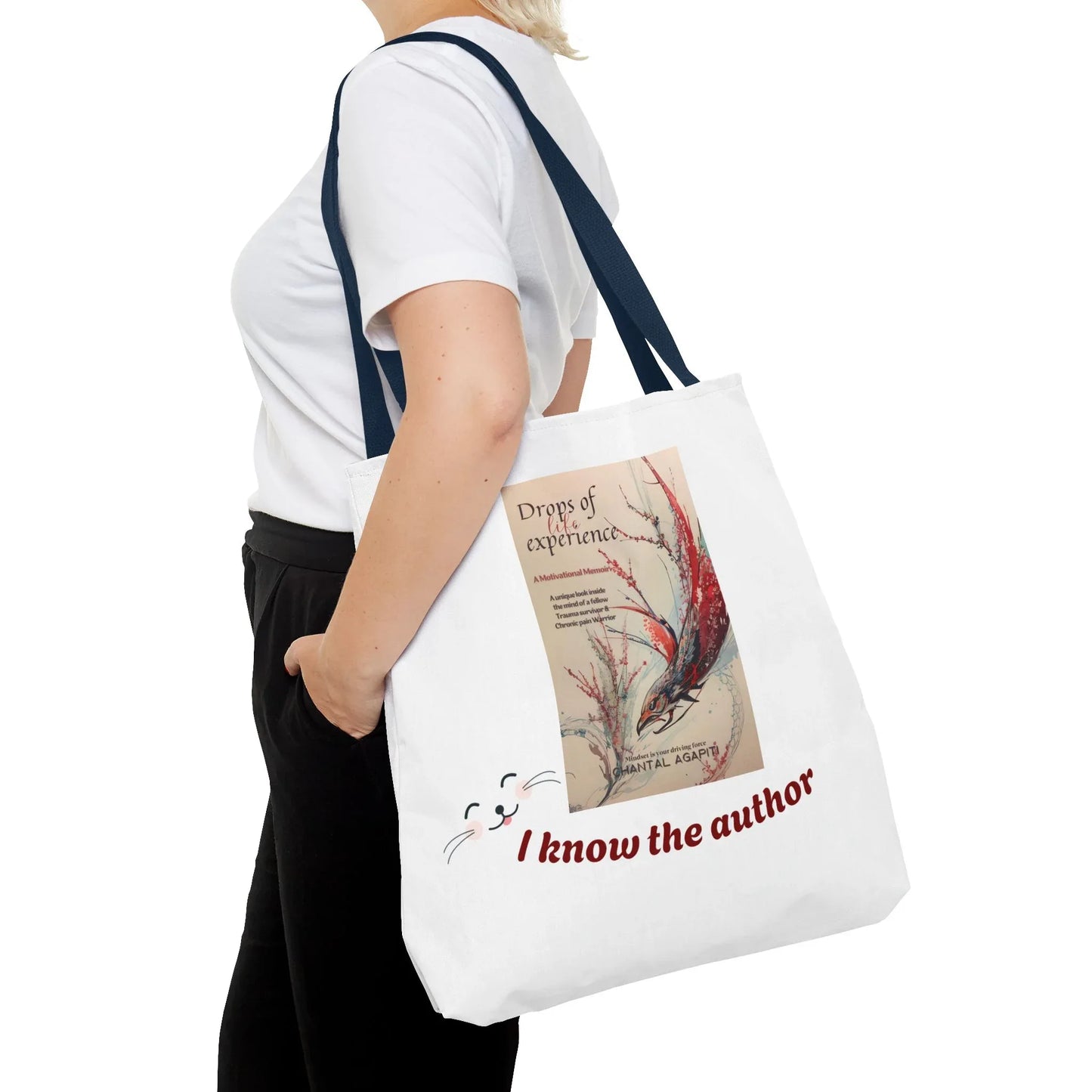 I Know the Author Tote Bag - Cozy Book lovers Design - The Dreamer's Bookshop.