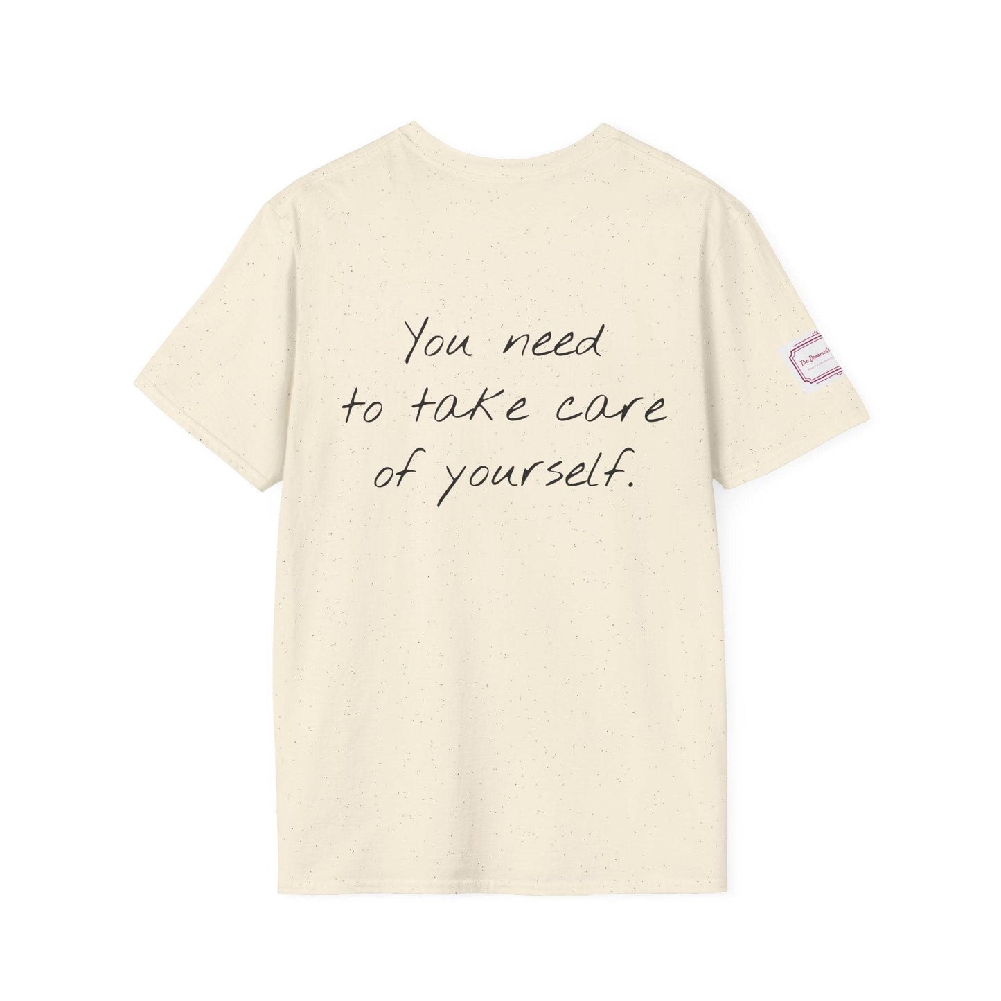 Unisex Softstyle T-Shirt - Take Care Design for Book Lovers - The Dreamer's Bookshop.