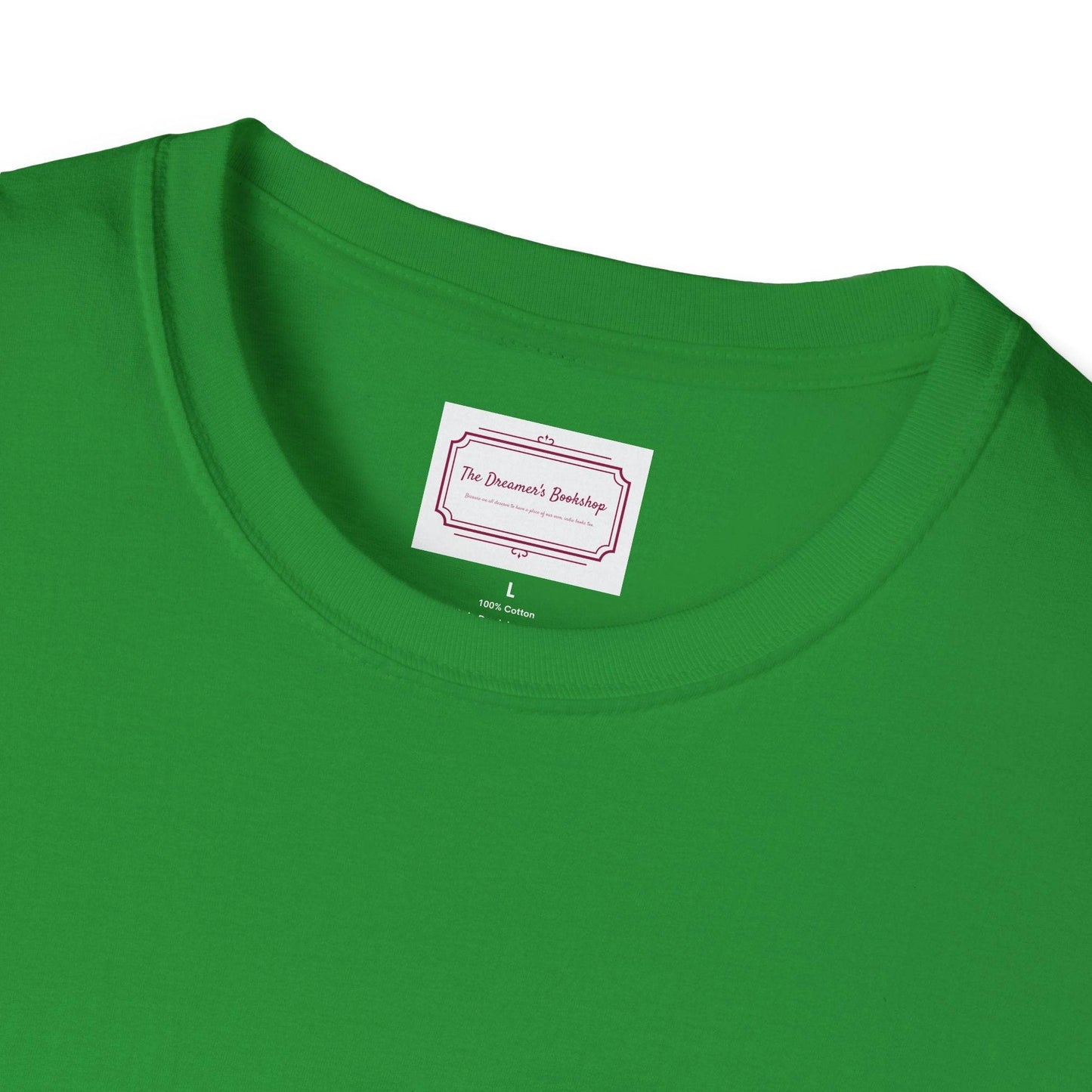 Inspirational Unisex Softstyle T-Shirt - Books are my cure - The Dreamer's Bookshop.