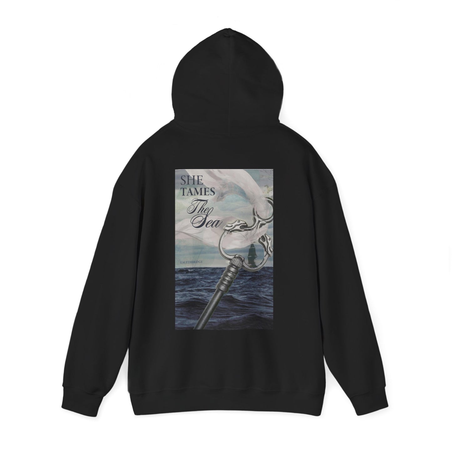 *SPECIAL RQST* Indie Books on the Road Hooded Sweatshirt - She Tames the Sea Cover