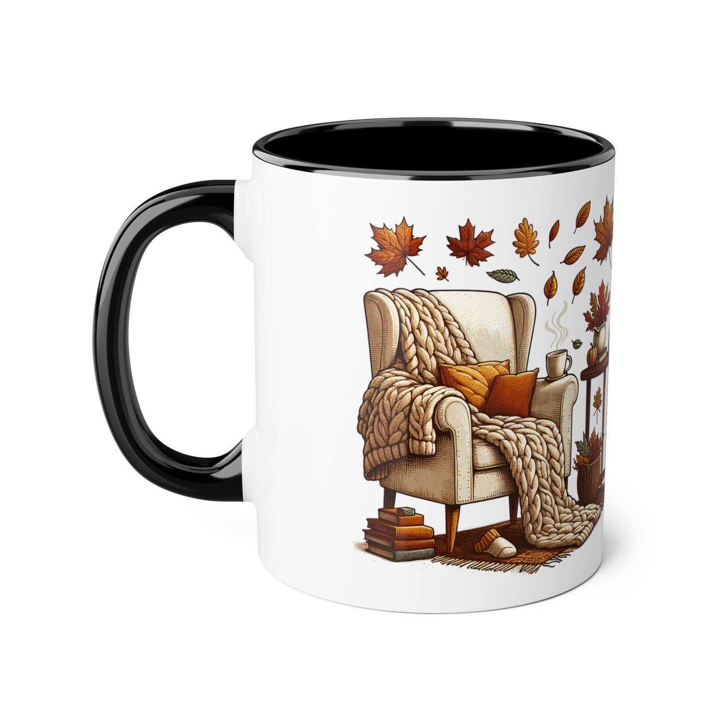 The Cosiness of Fall - 11oz Cup for Booklovers