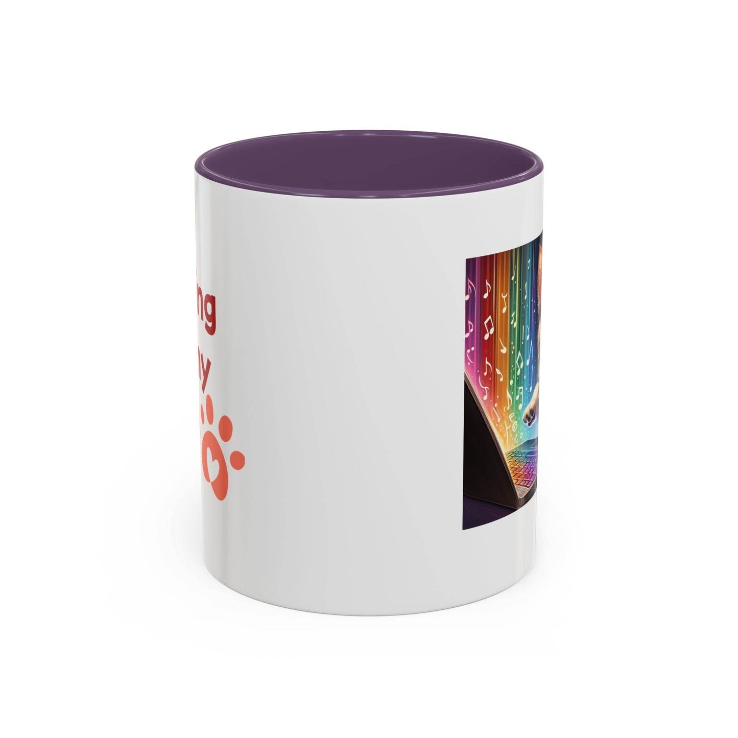 Playful Dog Writer Coffee Mug - Cute Gift for Book Lovers - The Dreamer's Bookshop.
