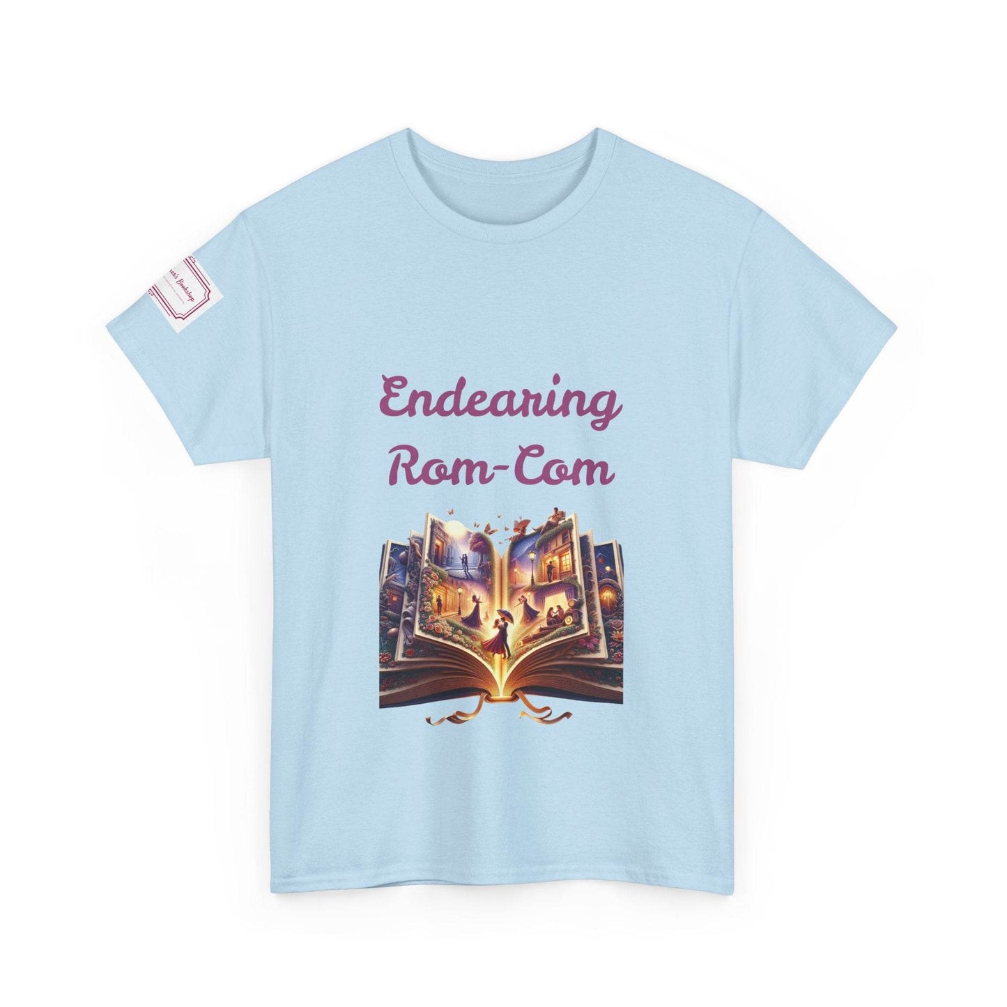 Endearing - Graphic Unisex Heavy Cotton Tee - Rom-Com Books - The Dreamer's Bookshop.