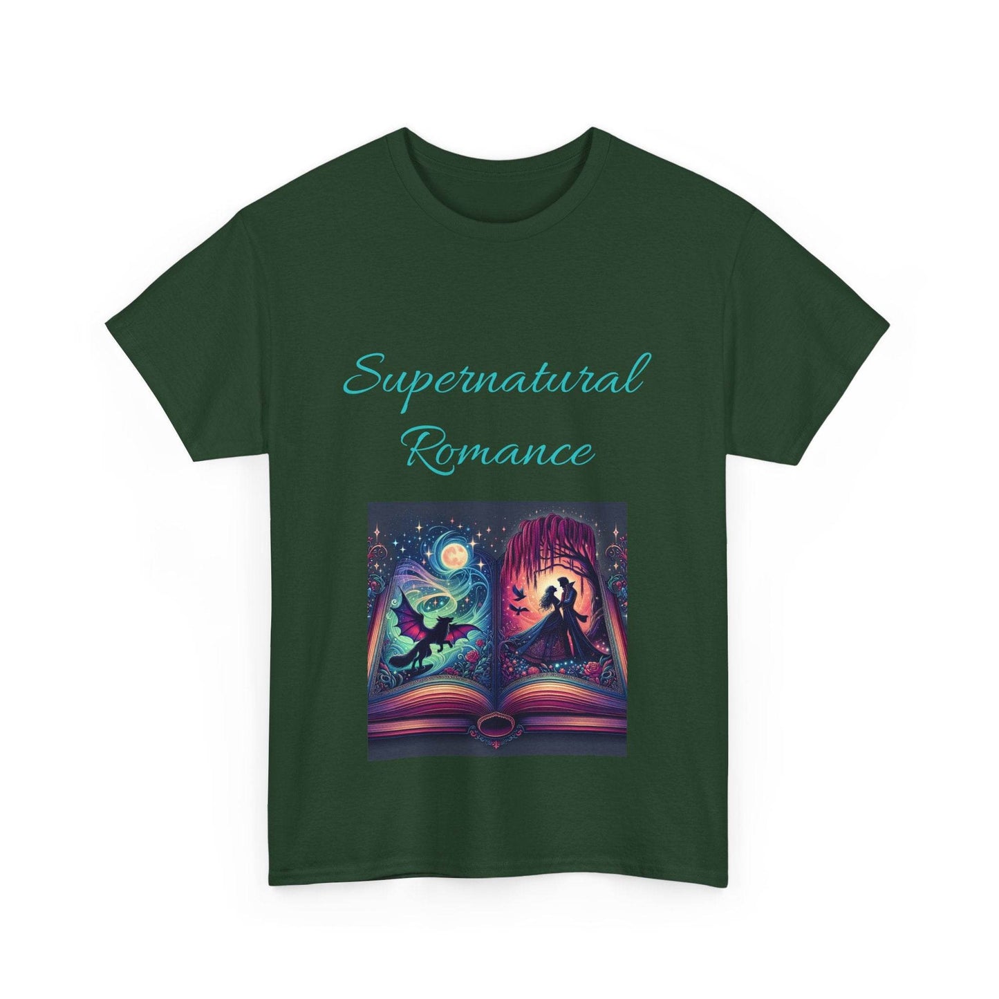 Fantasy - Unisex Heavy Cotton Tee - Supernatural Romance - The Dreamer's Bookshop.