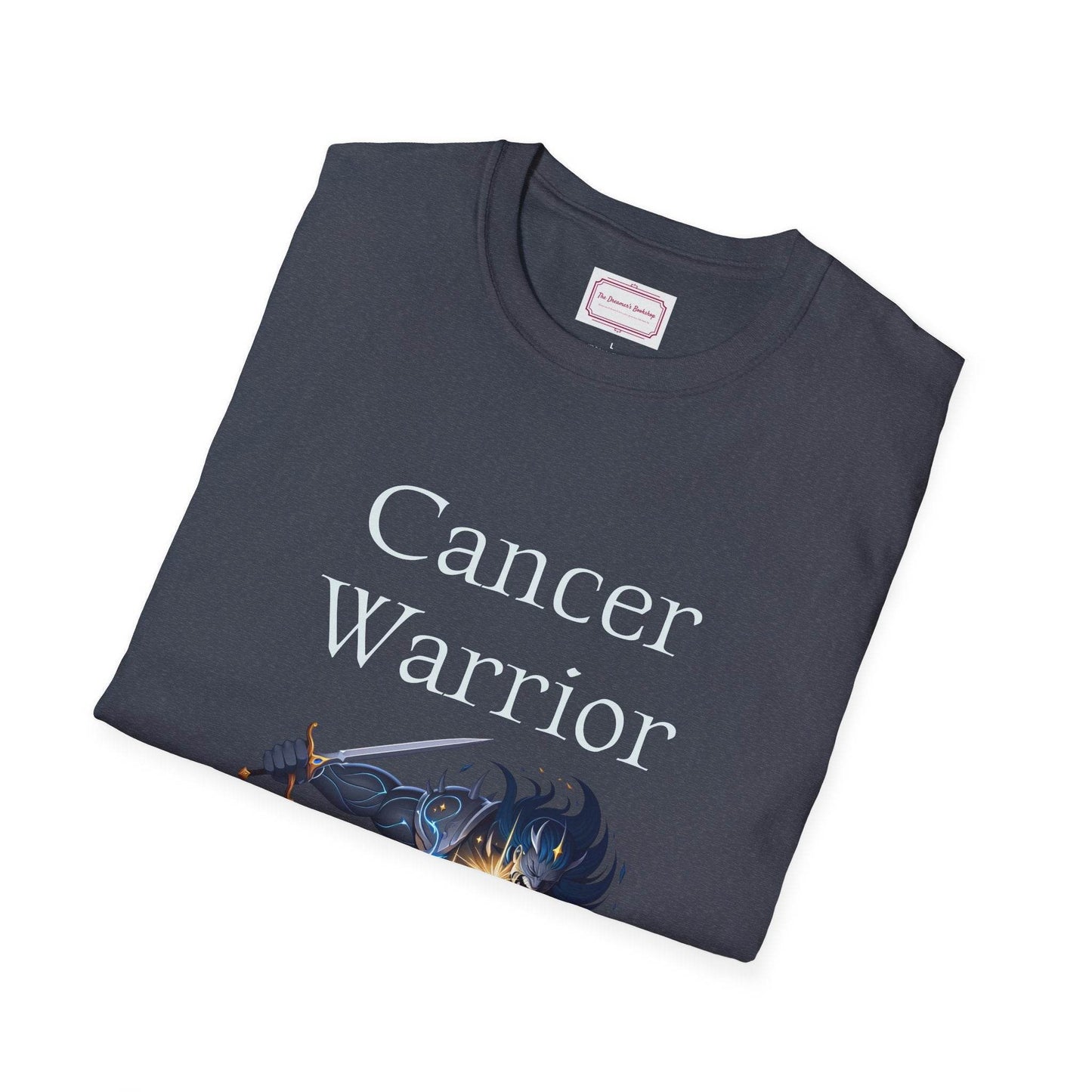 Cancer Warrior Unisex Softstyle T-Shirt - Embrace Your Battles - The Dreamer's Bookshop.