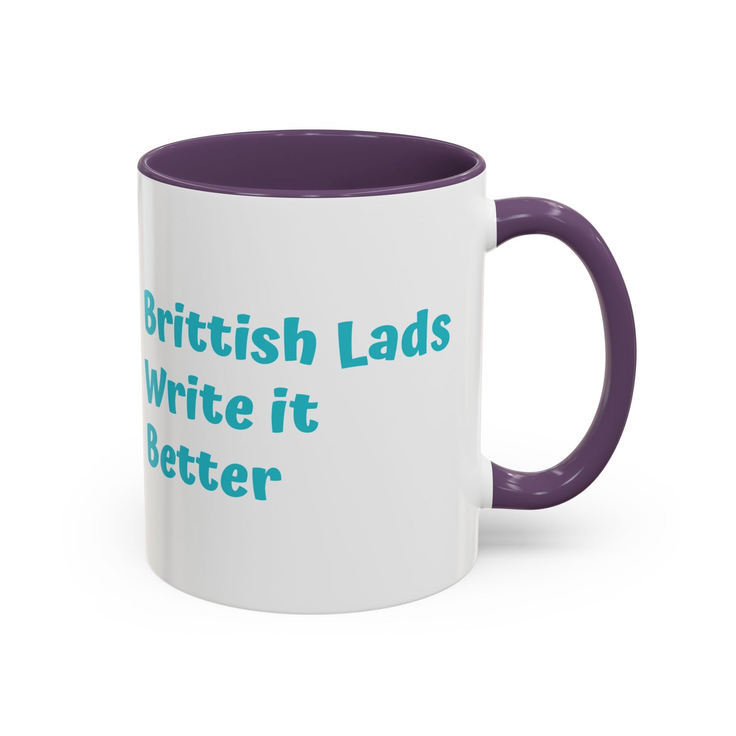 Brittish Lads Write it Better Coffee Mug - Gift for Book Lovers