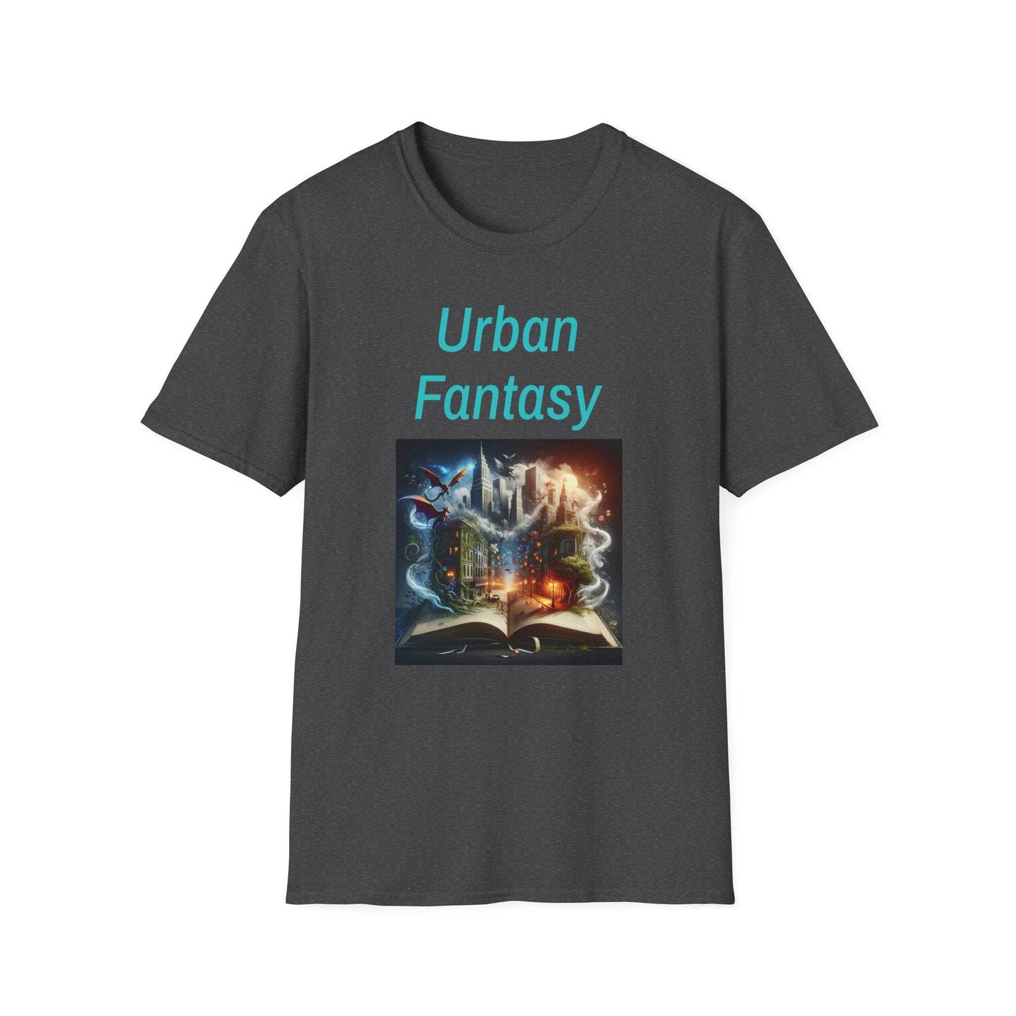 Urban Fantasy Unisex Softstyle T-Shirt - Dreamy Graphic Tee for Book Lovers - The Dreamer's Bookshop.