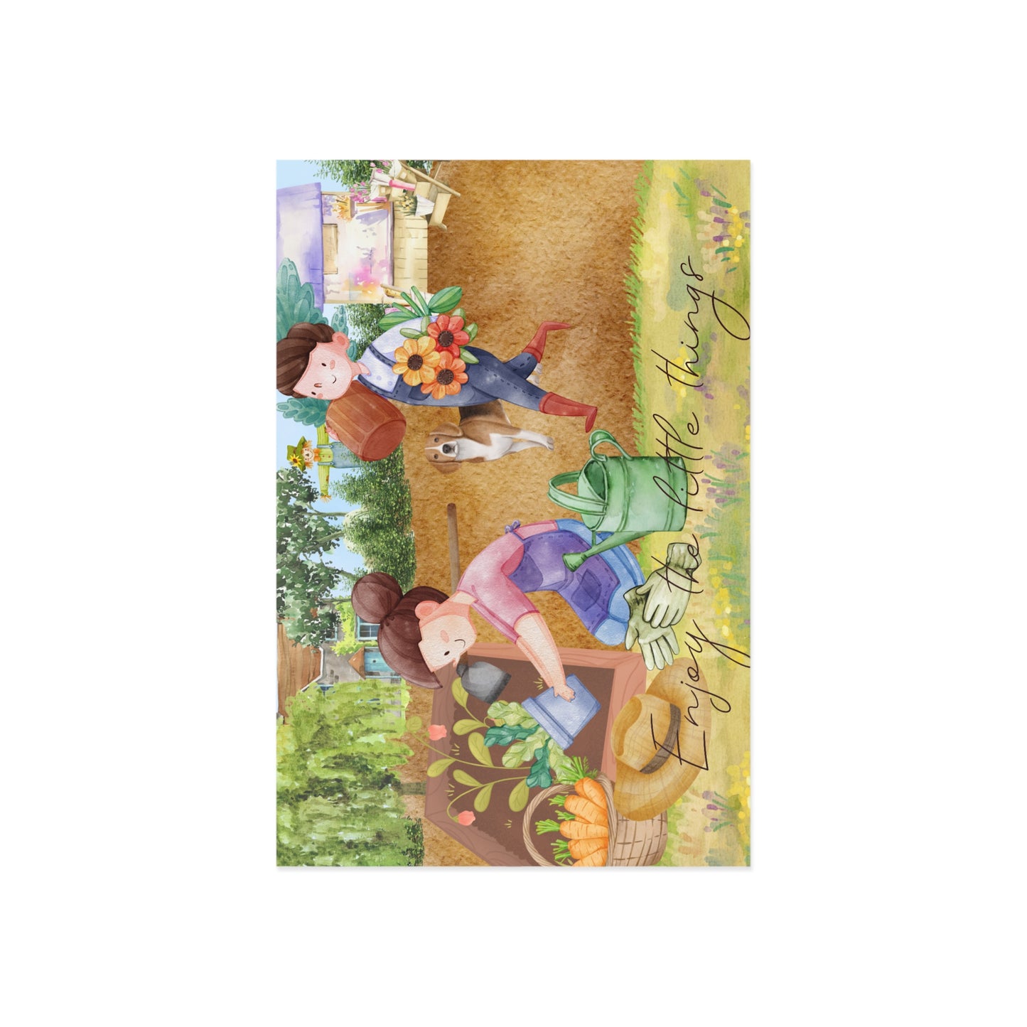 The Dreamer's Bookshop "Potager" Enjoy the Little Things Card - The Dreamer's Bookshop.