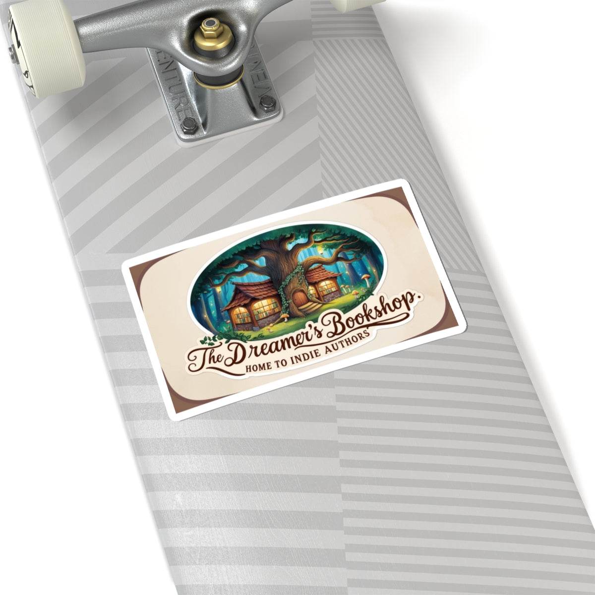 Home to Indie Authors Kiss-Cut Stickers | Book Lover Gift | Literary Decor - The Dreamer's Bookshop.
