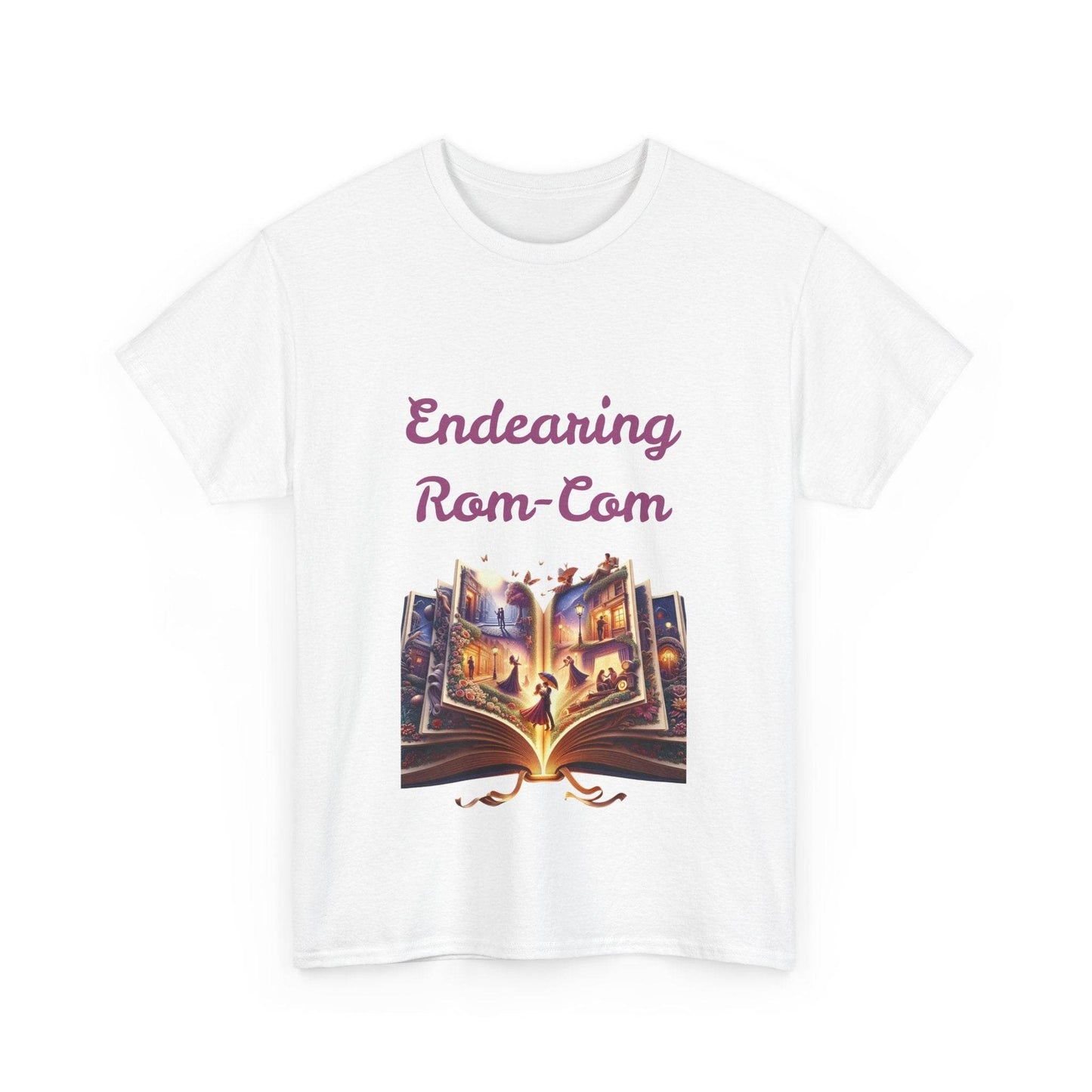 Endearing - Unisex Heavy Cotton Tee - Rom-Com Books - The Dreamer's Bookshop.
