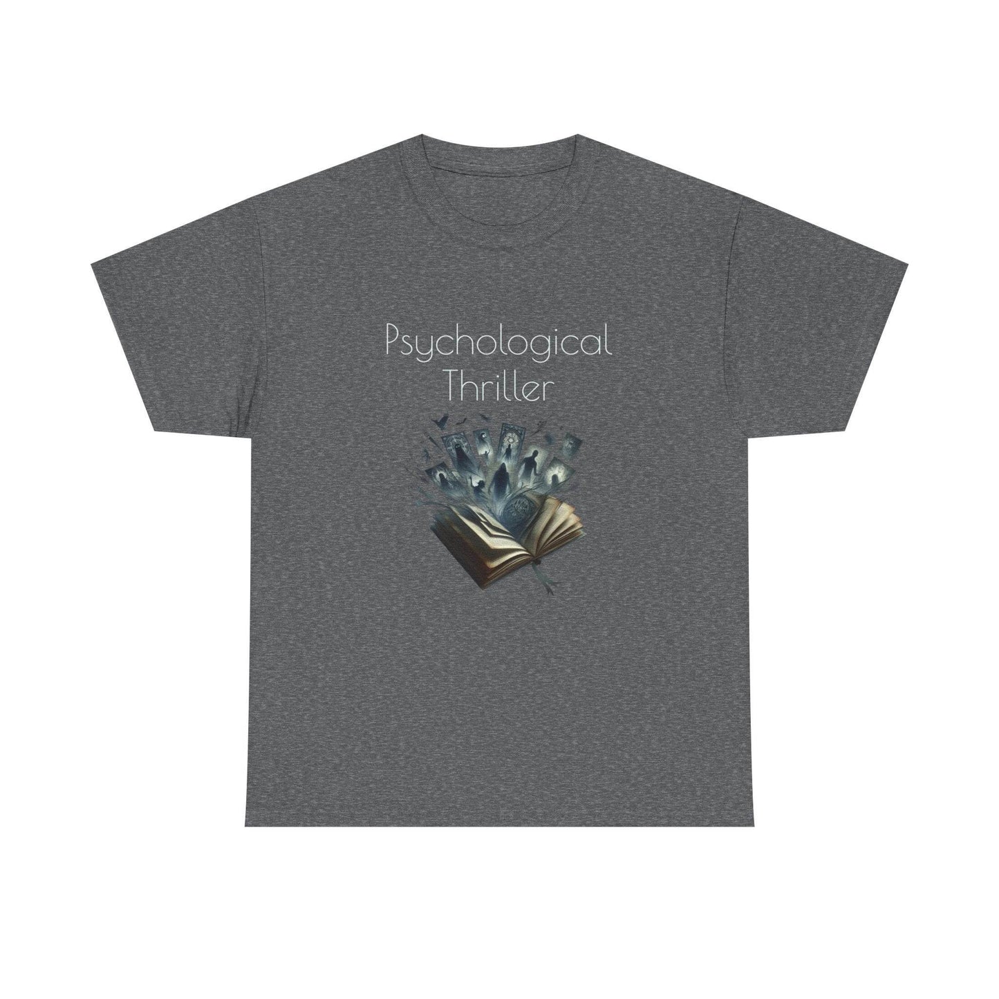 Fiction - Graphic Tee - Unisex Heavy Cotton T-Shirt Psychological Thriller - The Dreamer's Bookshop.