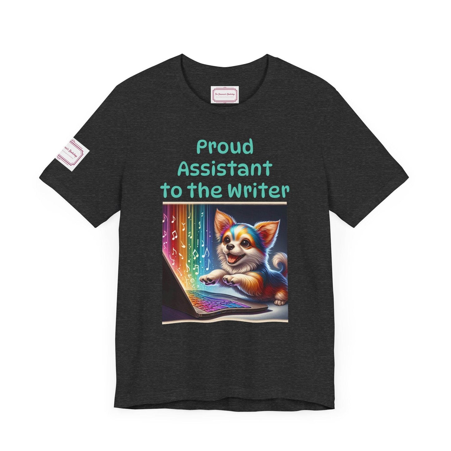 Assistant Writer Tee - Fun Short Sleeve Shirt for Writers & Book Lovers - The Dreamer's Bookshop.