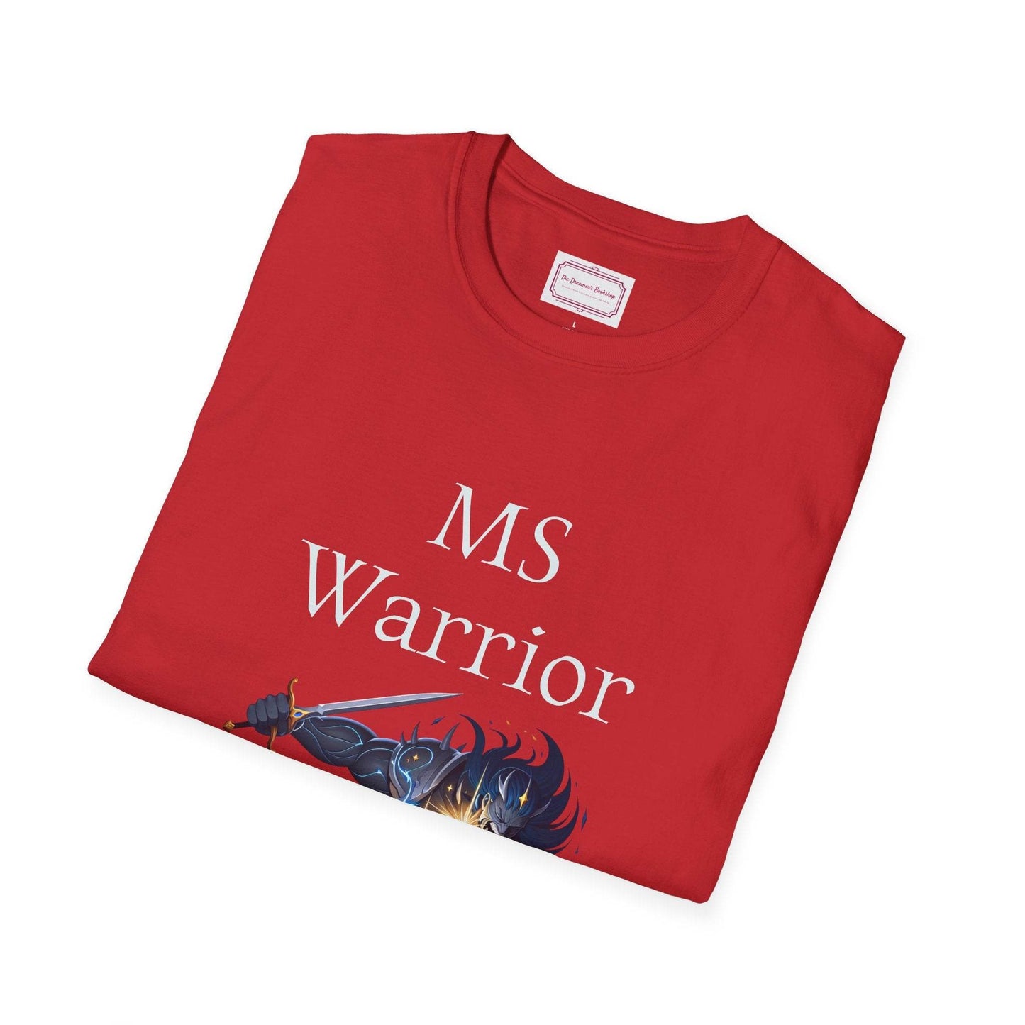 M.S. Warrior Unisex Softstyle T-Shirt - Embrace Your Battles - The Dreamer's Bookshop.