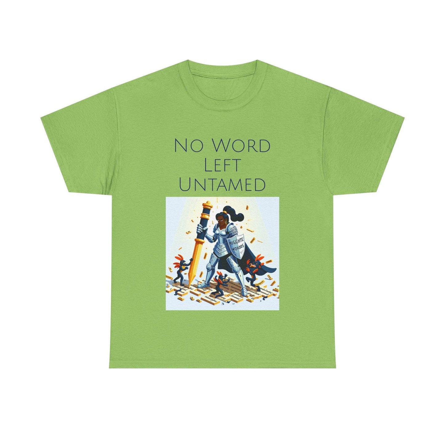 No Word Unisex Heavy Cotton Tee - Creative Writer's Apparel - The Dreamer's Bookshop.