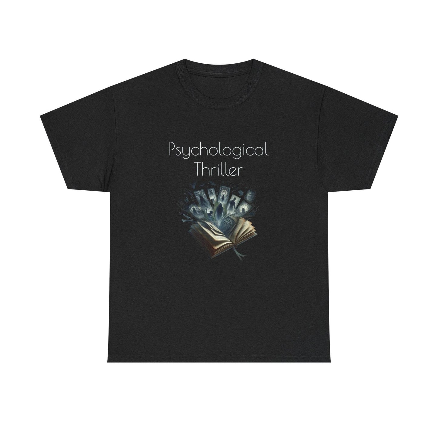 Fiction - Graphic Tee - Unisex Heavy Cotton T-Shirt Psychological Thriller - The Dreamer's Bookshop.