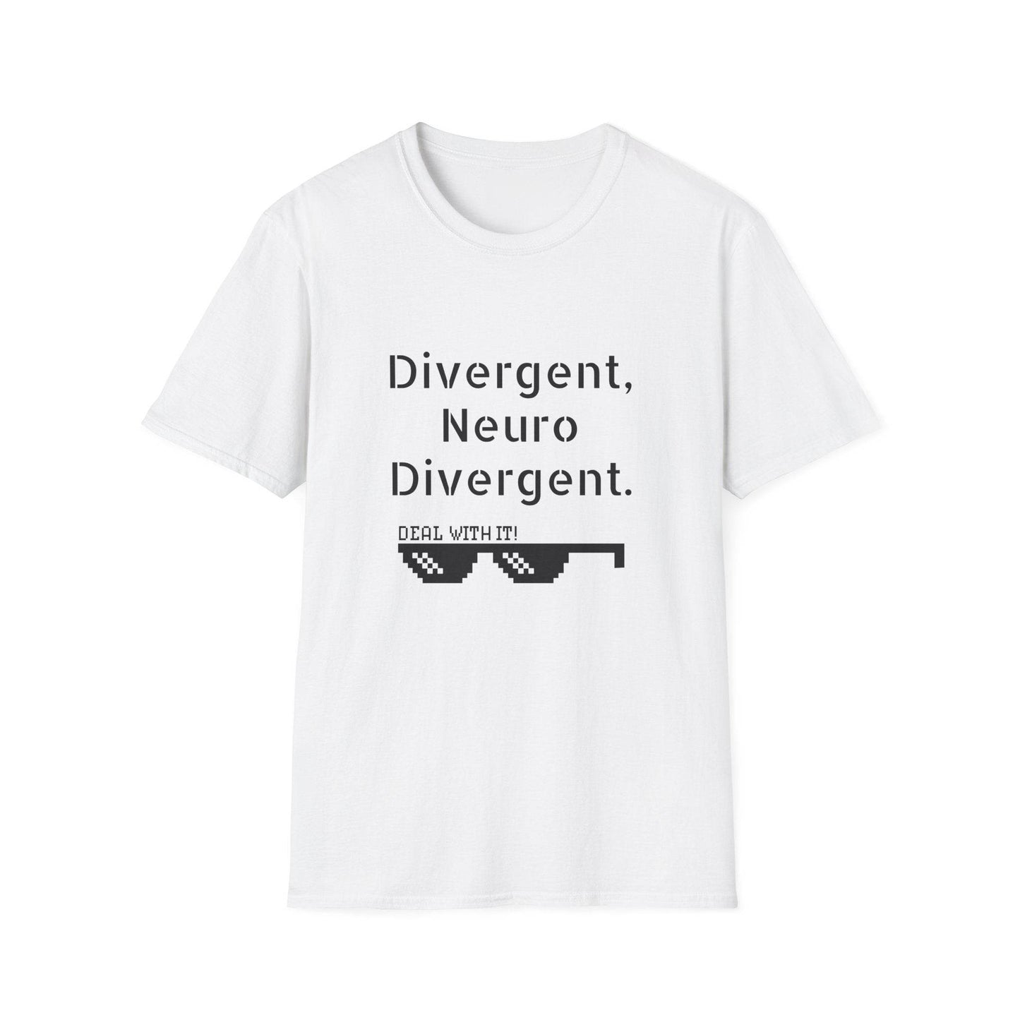 Divergent Neuro Divergent T-Shirt - Unisex Softstyle Tee - The Dreamer's Bookshop.