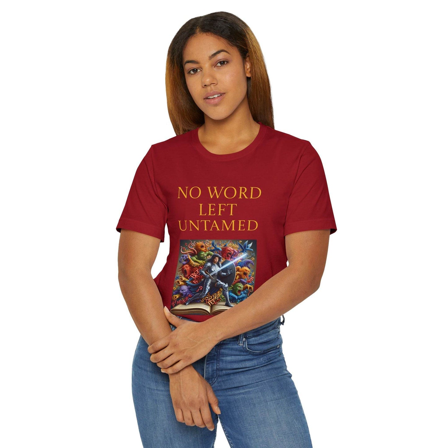 Unisex Jersey T-Shirt - No Word - The Dreamer's Bookshop.