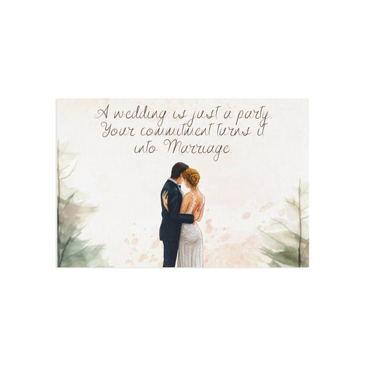 The Dreamer's Bookshop Cute "Marriage" Wedding Card - The Dreamer's Bookshop.