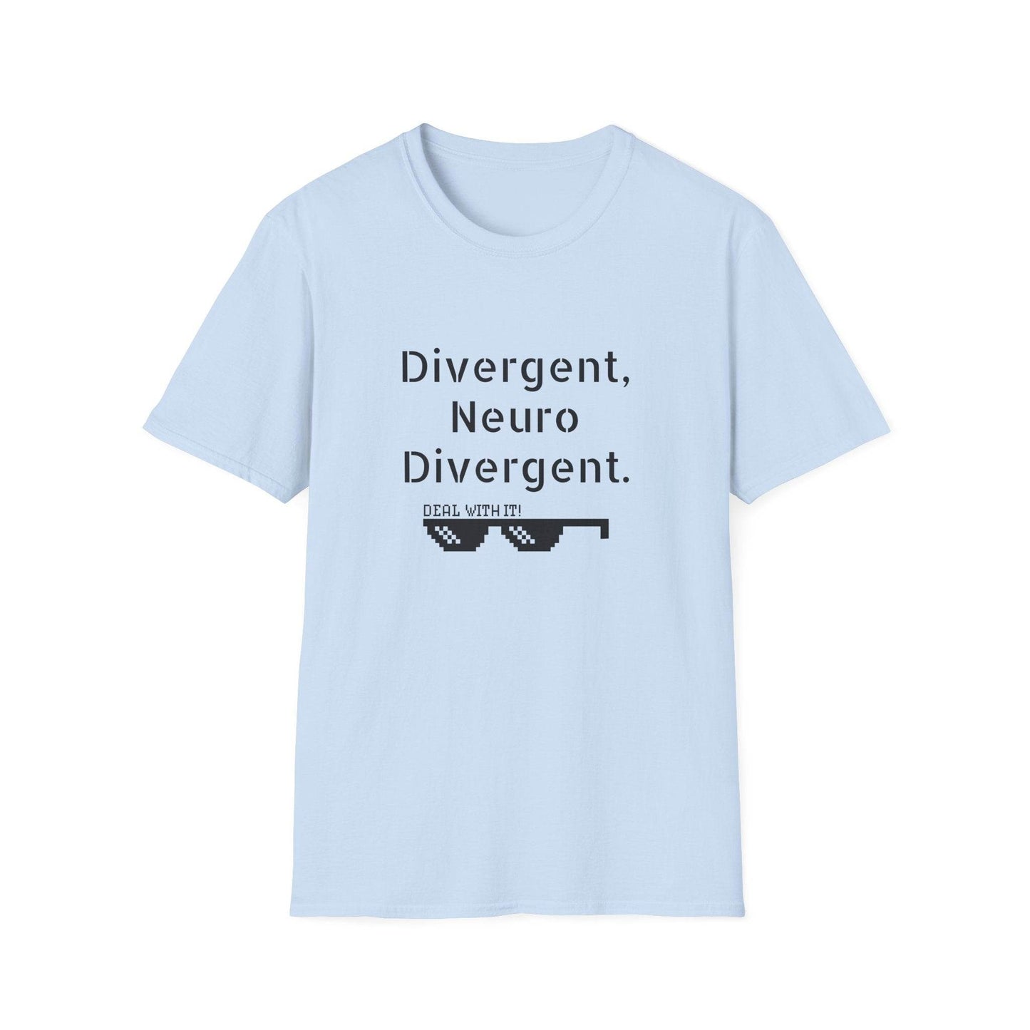 Neuro Divergent Unisex Softstyle T-Shirt – Celebrate Uniqueness! - The Dreamer's Bookshop.