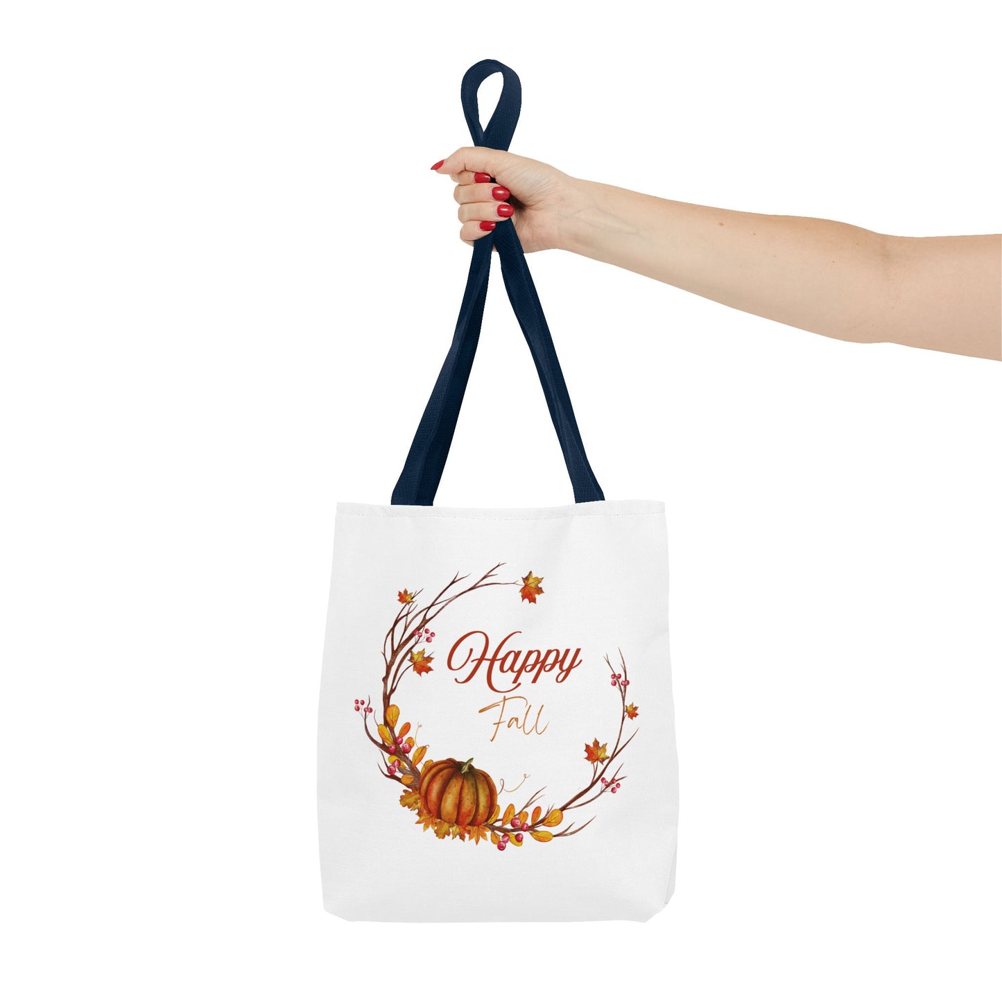 Happy Fall Tote Bag - Cozy Autumn Design