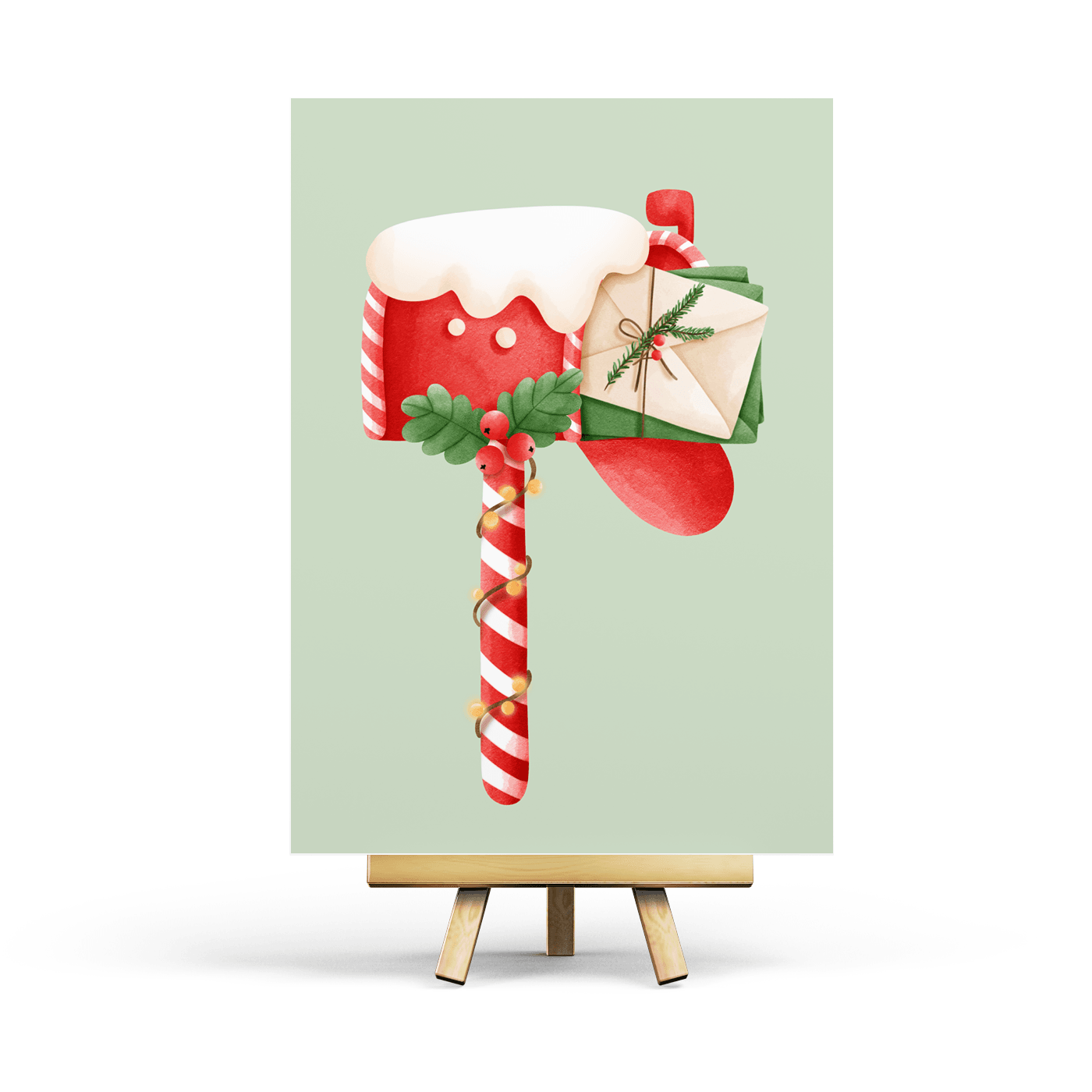 Penpaling Paula - Christmas Mail - Ansichtkaart - The Dreamer's Bookshop.