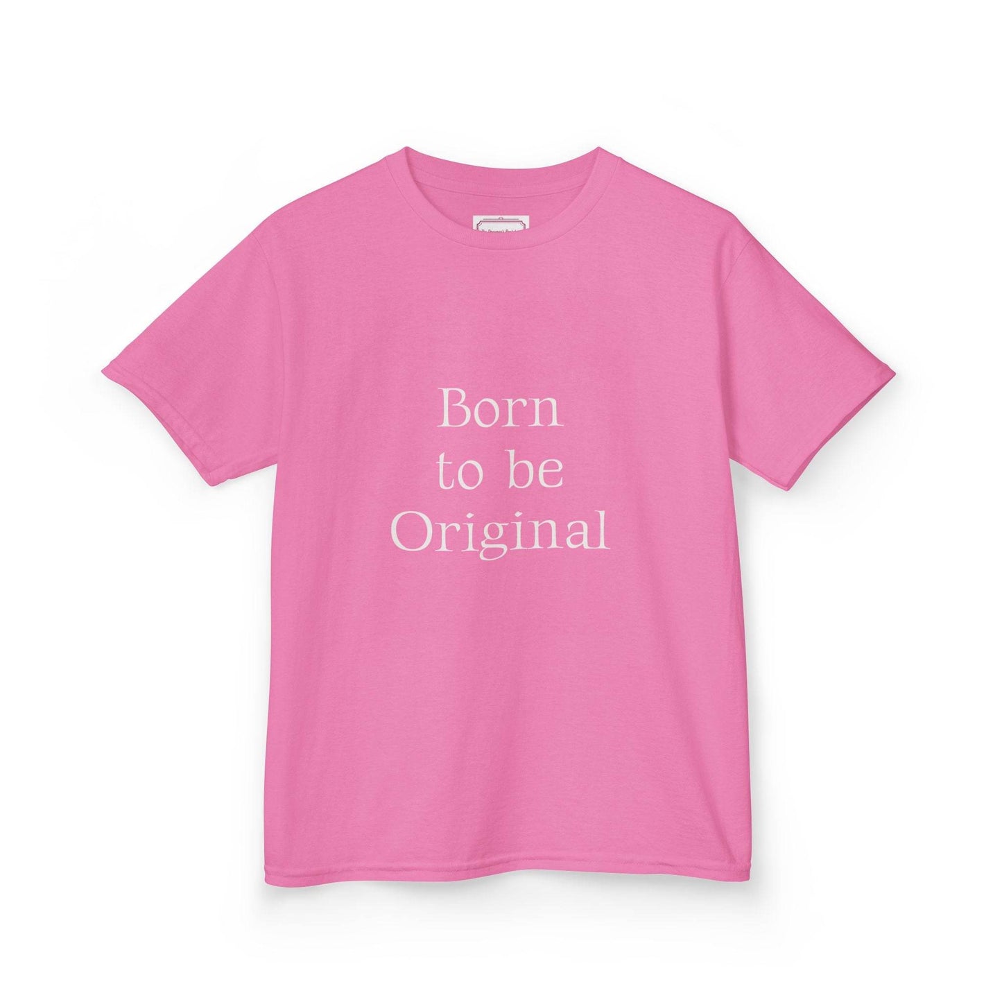 EU - Kids 'Born to be Original' Cotton Tee - Support Young Creators - The Dreamer's Bookshop.