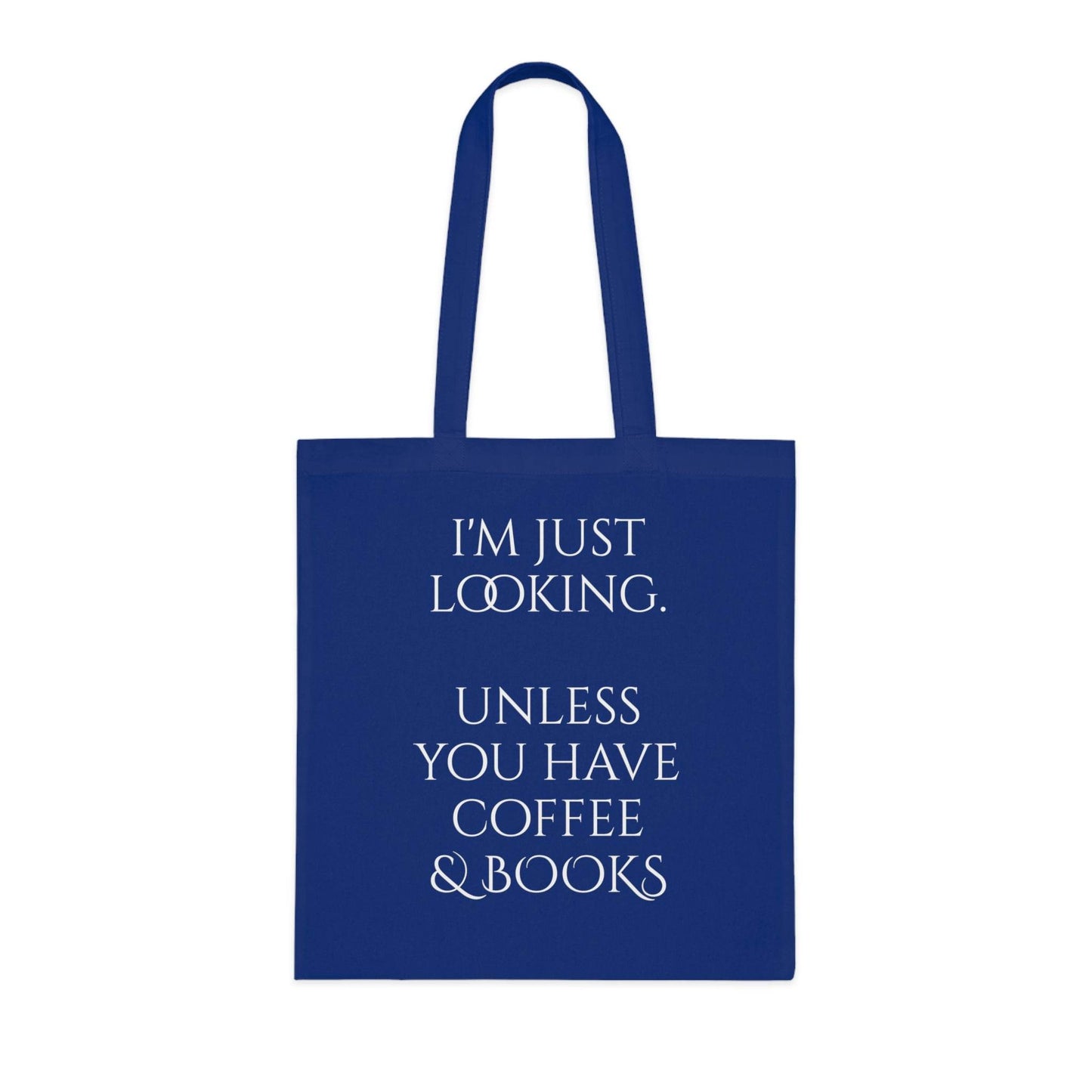 Coffee & Books Cotton Tote - Perfect for Book Lovers - The Dreamer's Bookshop.