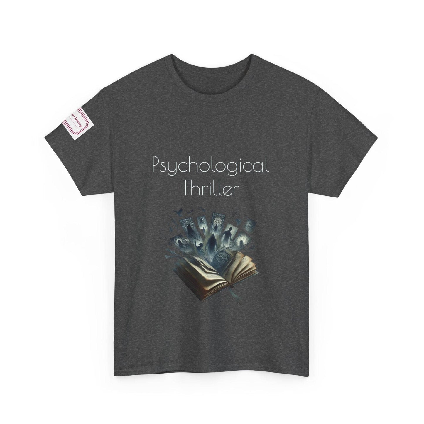 Fiction - Graphic Unisex Heavy Cotton Tee - Psychological Thriller - The Dreamer's Bookshop.