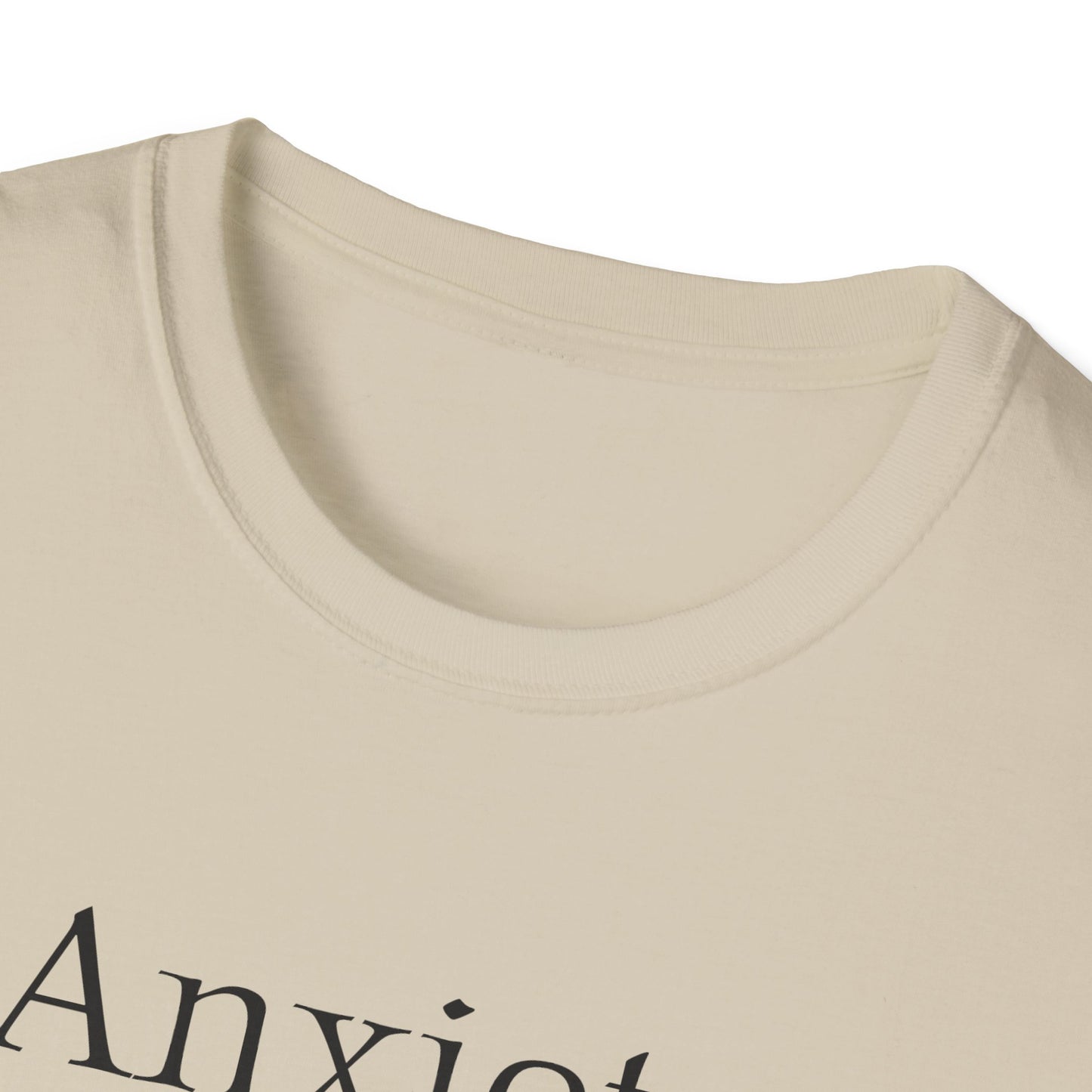 Anxiety Warrior Unisex Softstyle T-Shirt - Empowering Graphic Tee for Mental Health Awareness