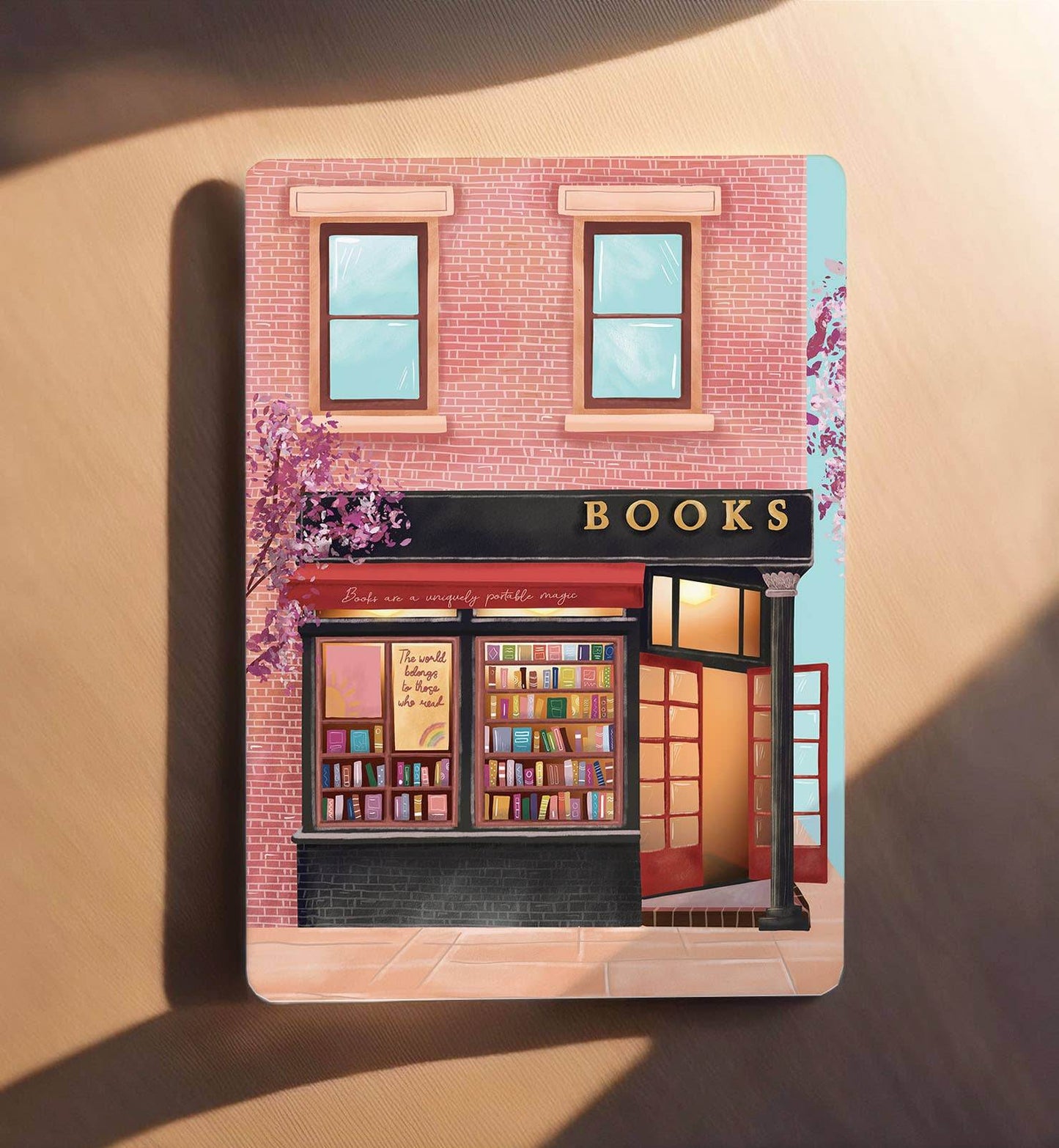 Aniet Illustration - Kaart New York Bookstore boeken USA reizen ansichtkaart - The Dreamer's Bookshop.