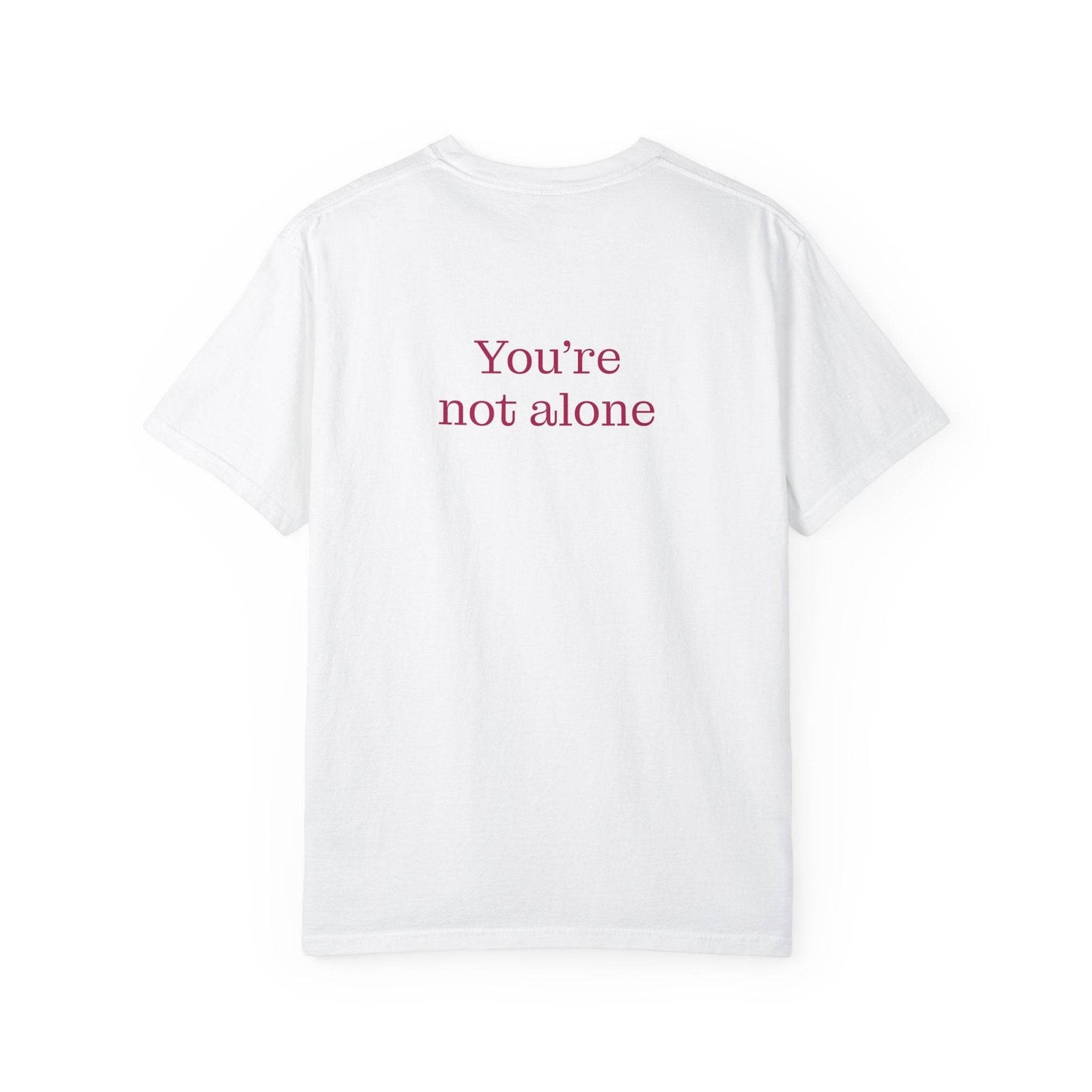 Cancer Survivor Unisex Garment-Dyed T-shirt - Inspirational Motivational Tee - The Dreamer's Bookshop.