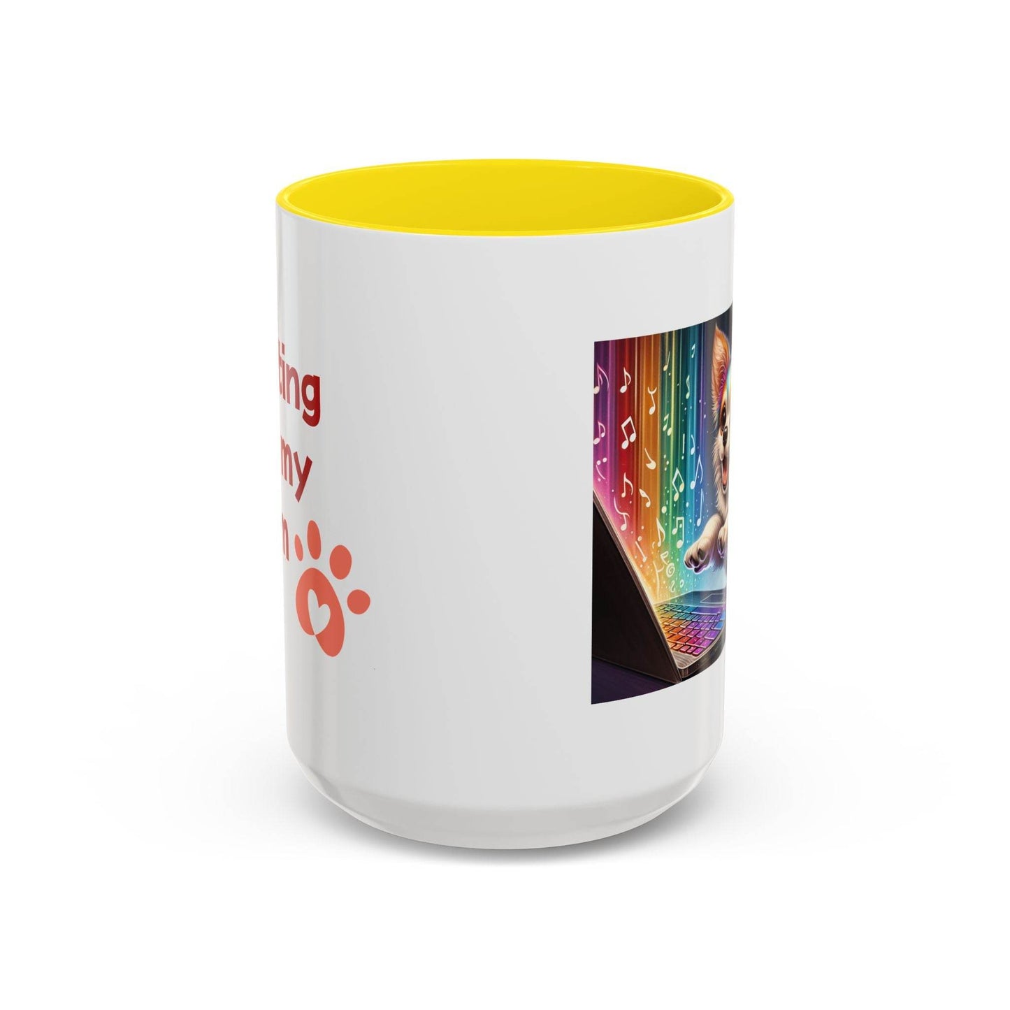 Cute Dog Writer Coffee Mug - 11 & 15oz for Book Lovers - The Dreamer's Bookshop.