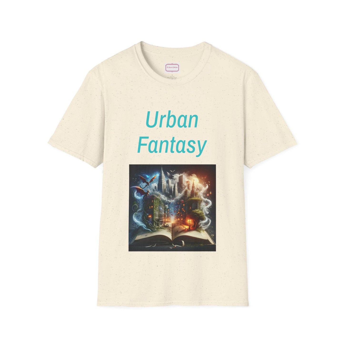 Urban Fantasy Unisex Softstyle T-Shirt - Creative Graphic Tee for Readers and Dreamers - The Dreamer's Bookshop.