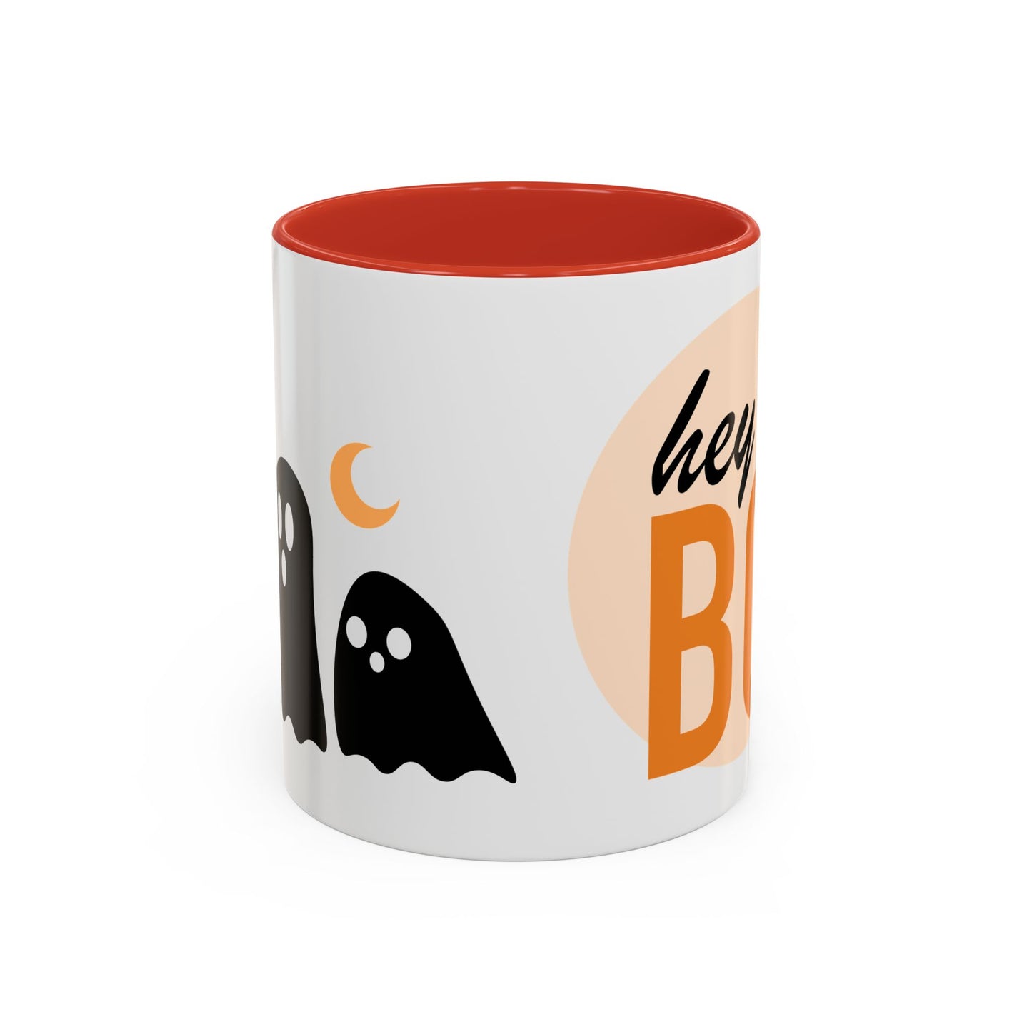 Hey Boo - Spooky Coffee Mug - Halloween Gift for Book Lovers