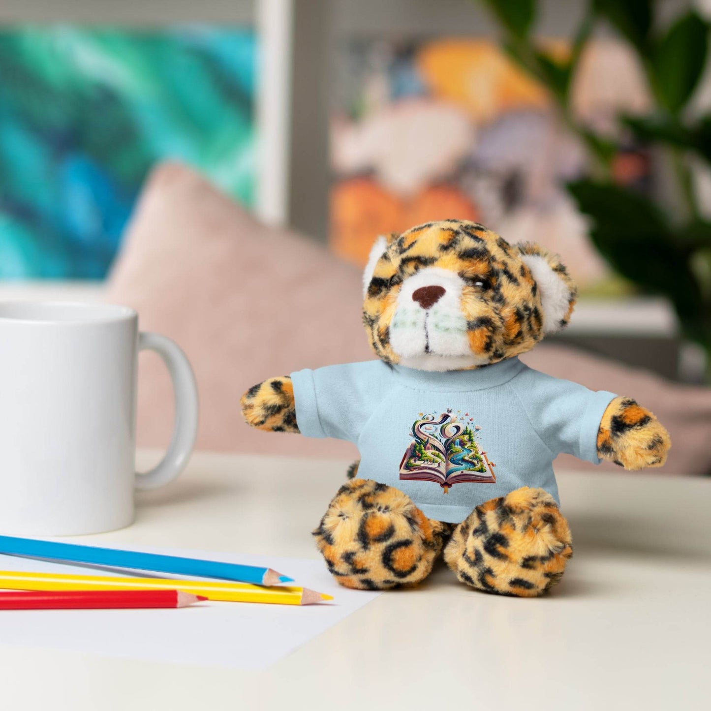 Personalized Stuffed Animal with Tee - Perfect Gift for Kids and Baby Showers - The Dreamer's Bookshop.
