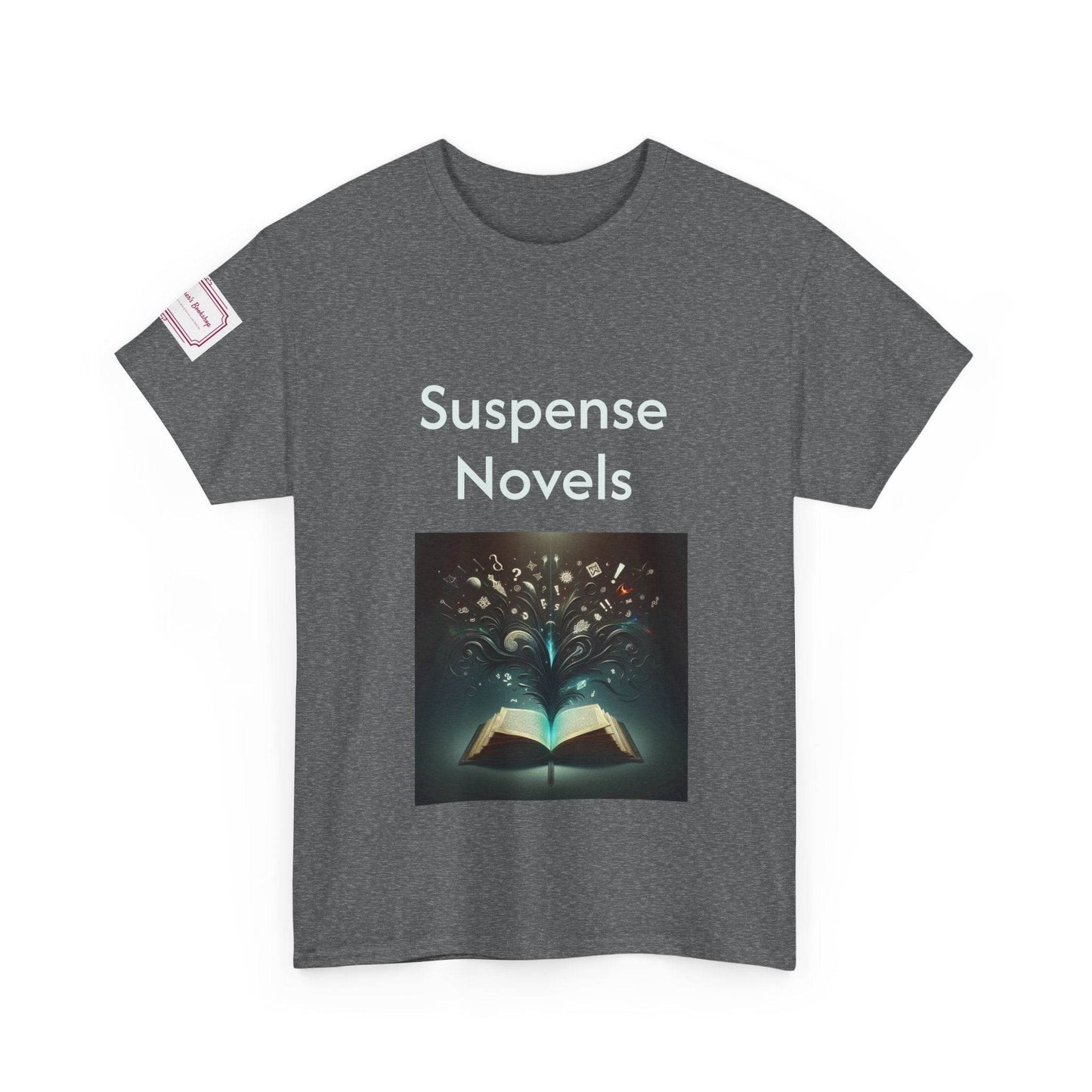 Fiction - Graphic Unisex Heavy Cotton Tee - Suspense Novels - The Dreamer's Bookshop.