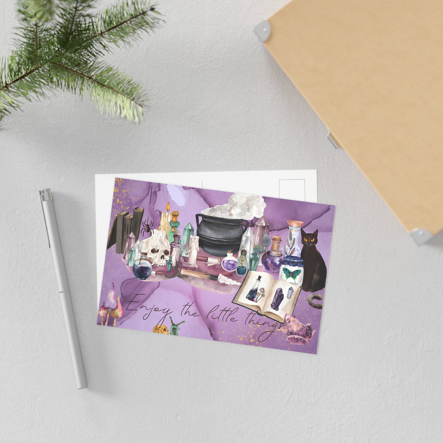 The Dreamer's Bookshop "Witch craft" Enjoy the Little Things Card - The Dreamer's Bookshop.
