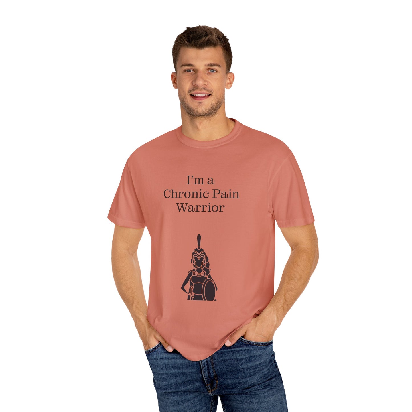 Chronic Pain Warrior Unisex Garment-Dyed T-Shirt - Empowering Supportive Apparel