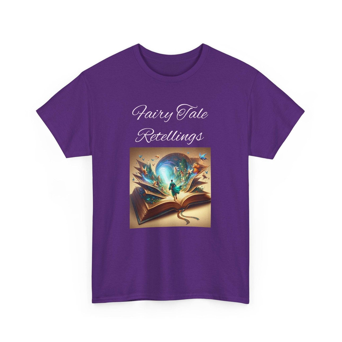 Fiction - Graphic Tee - Unisex Heavy Cotton T-Shirt - Fairy Tale Retellings - The Dreamer's Bookshop.