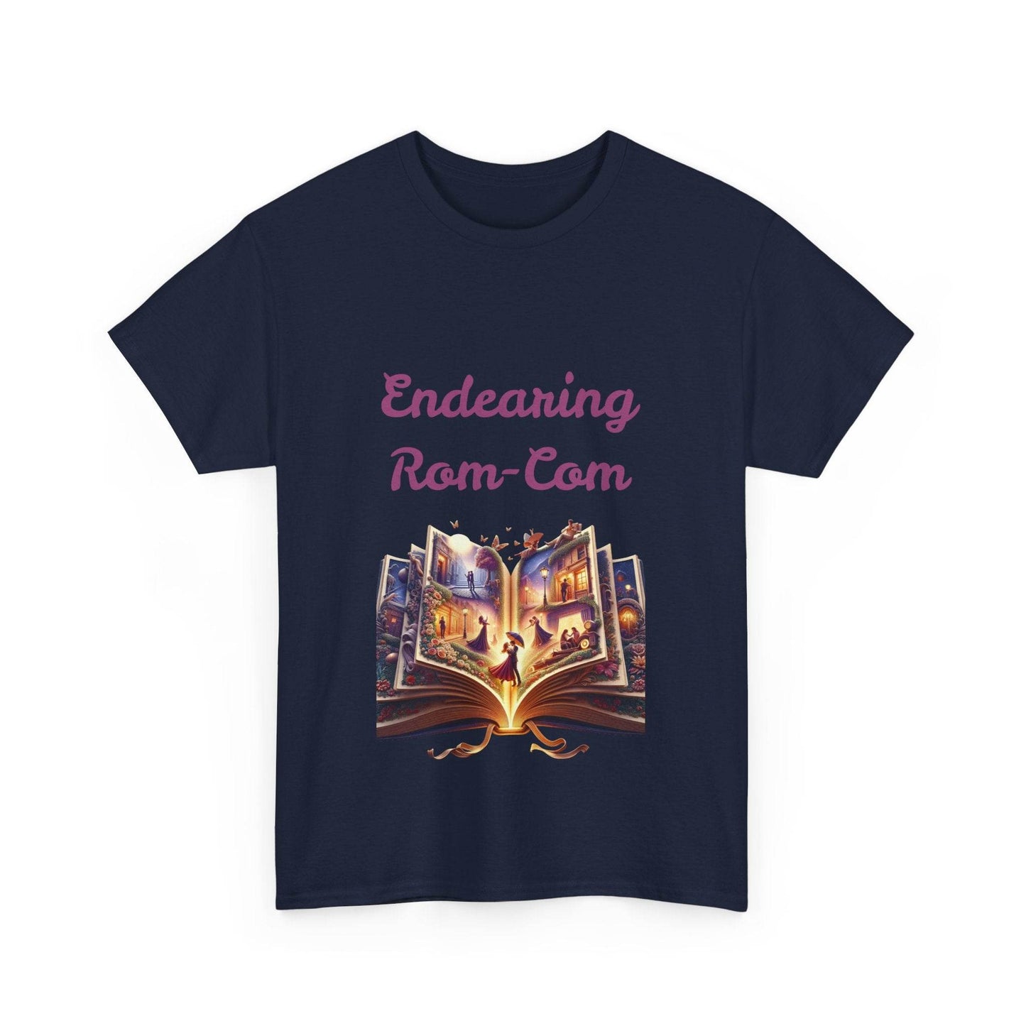 Endearing - Unisex Heavy Cotton Tee - Rom-Com Books - The Dreamer's Bookshop.