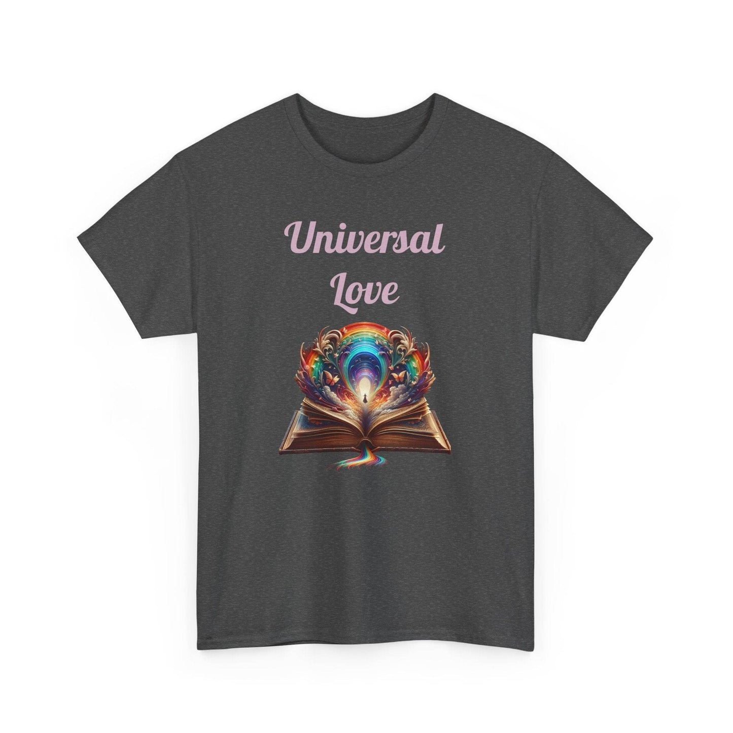 Universal Love - Graphic Tee - Unisex Heavy Cotton T-Shirt Queer Romance Books - The Dreamer's Bookshop.
