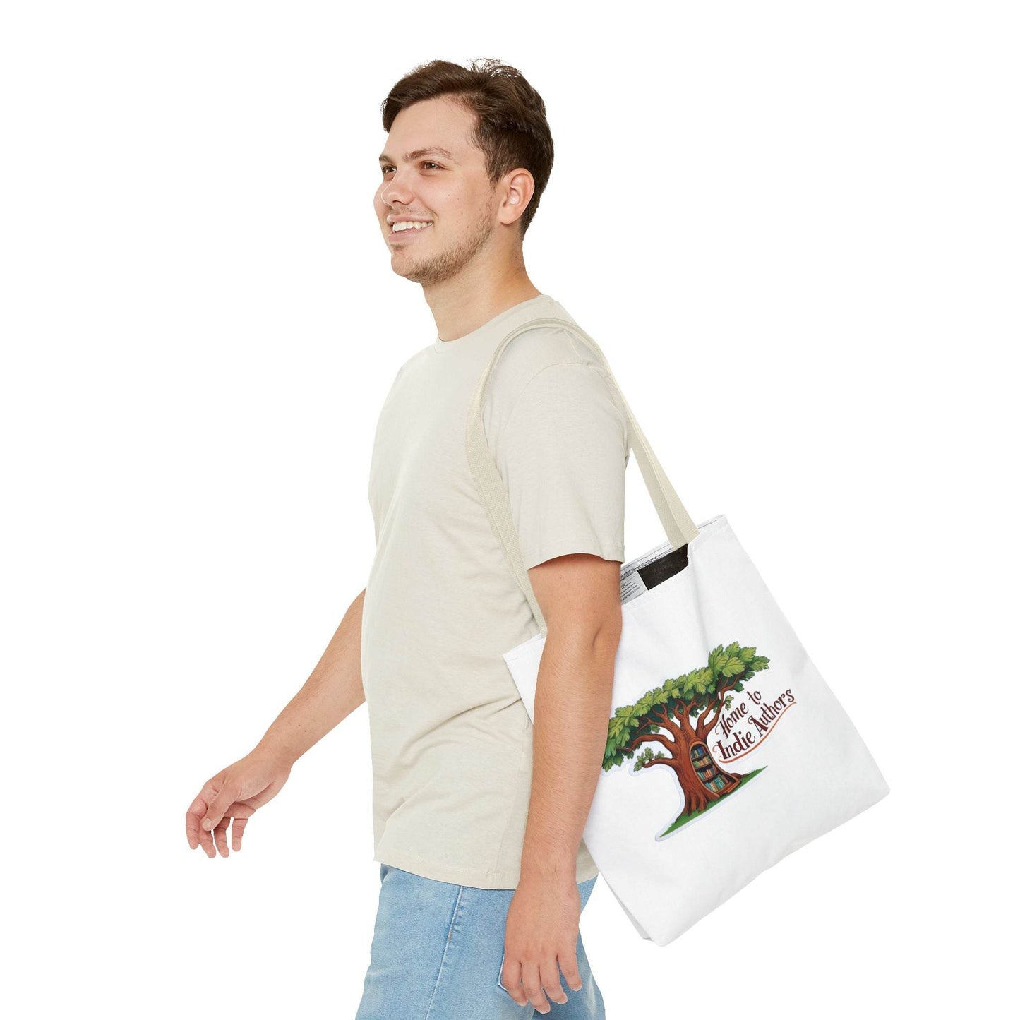 Literary Tote Bag - Home to Indie Authors & The Dreamer's Bookshop Designs - The Dreamer's Bookshop.