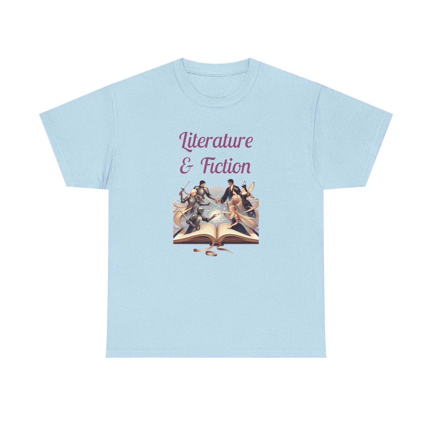Fiction - Graphic Tee - Unisex Heavy Cotton T-Shirt Literature Books - The Dreamer's Bookshop.