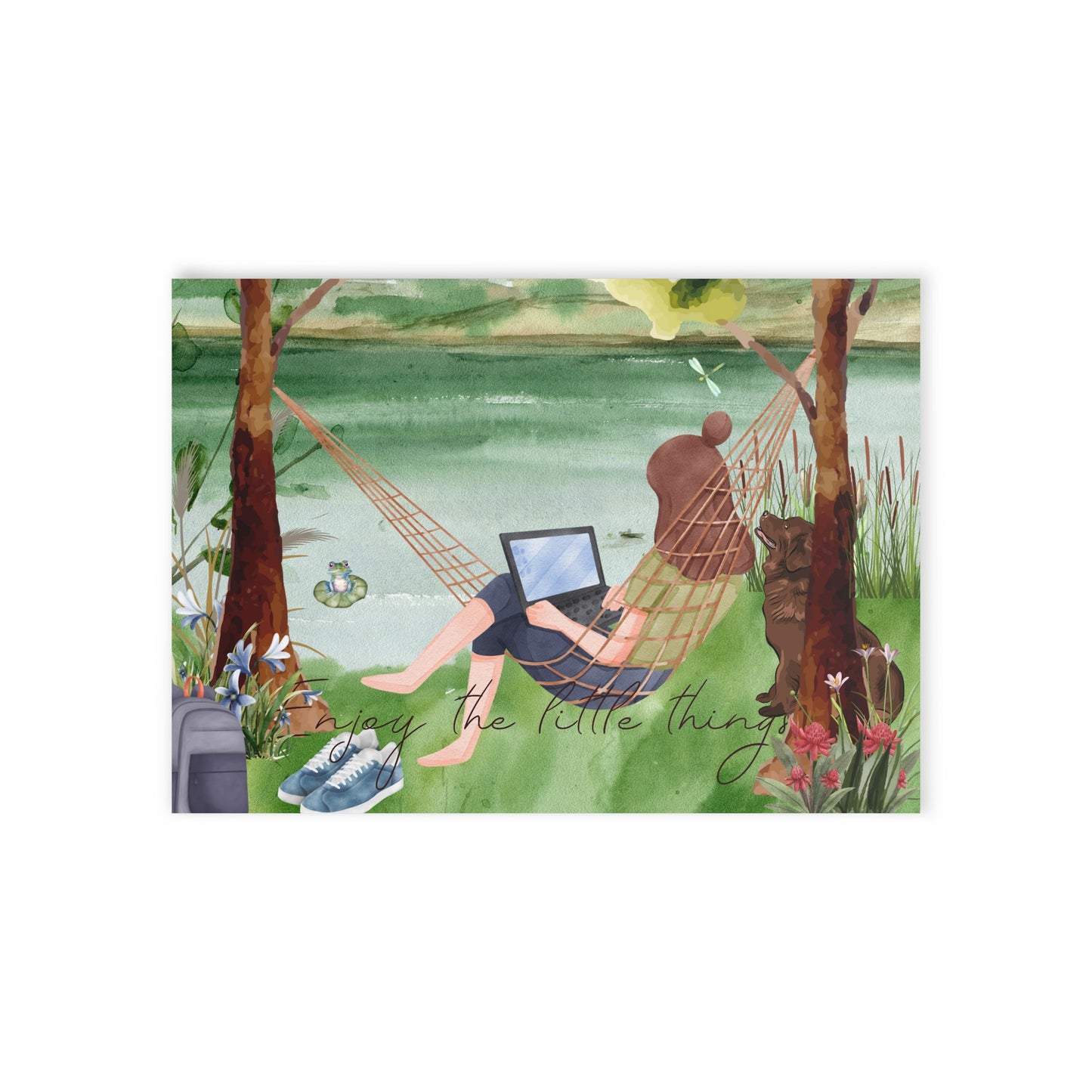 The Dreamer's Bookshop "Lake" Enjoy the Little Things