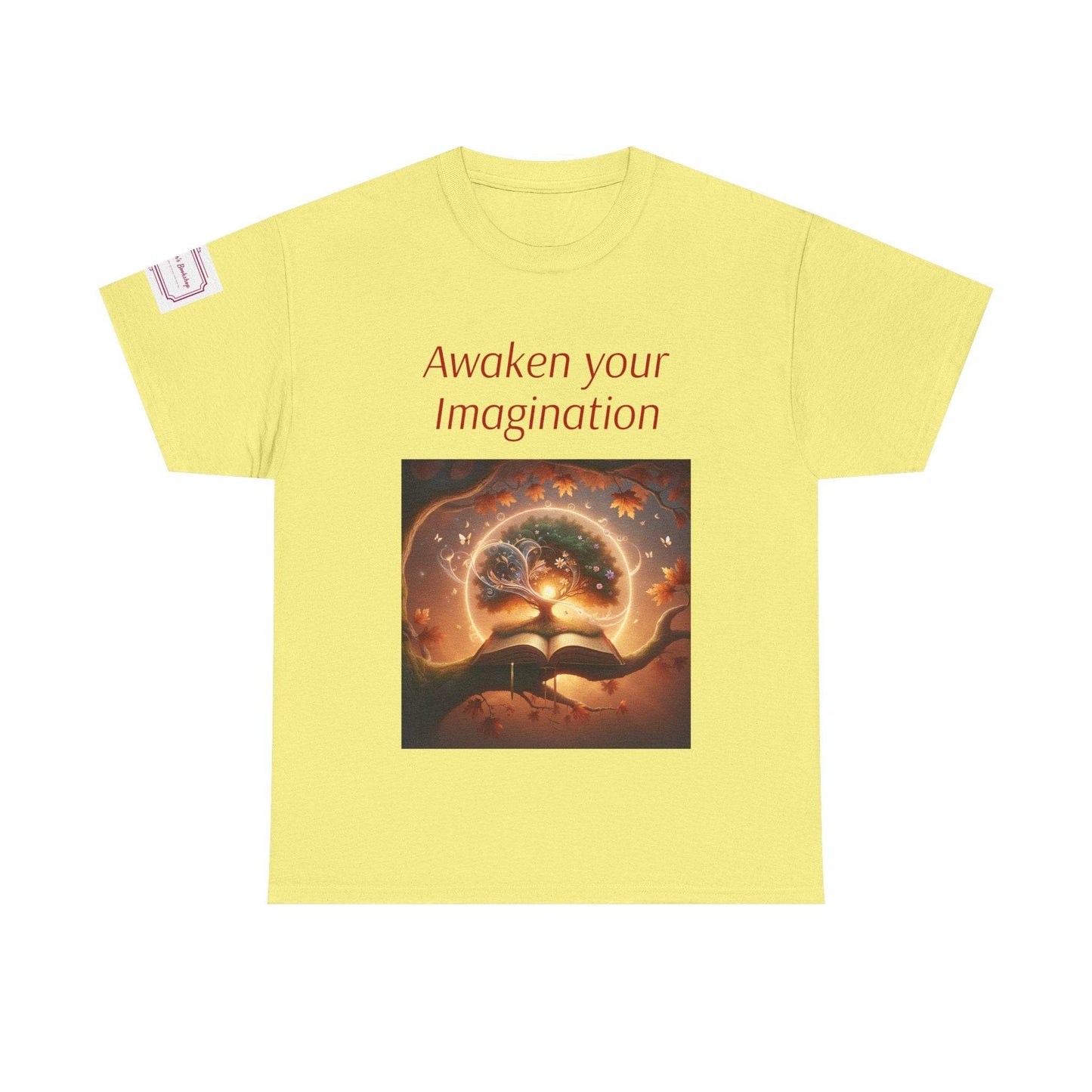 Unisex Imagination Tee - Awaken Your Creativity - Perfect Gift for Book Lovers - The Dreamer's Bookshop.