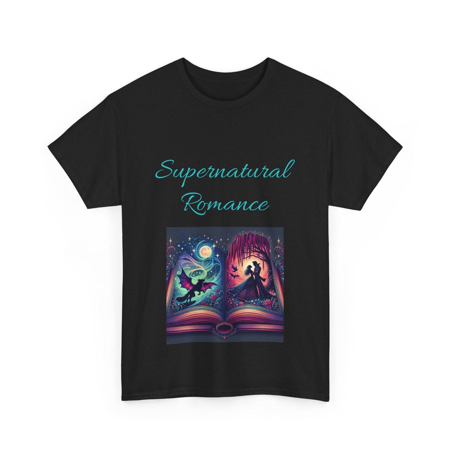 Fantasy - Unisex Heavy Cotton Tee - Supernatural Romance - The Dreamer's Bookshop.