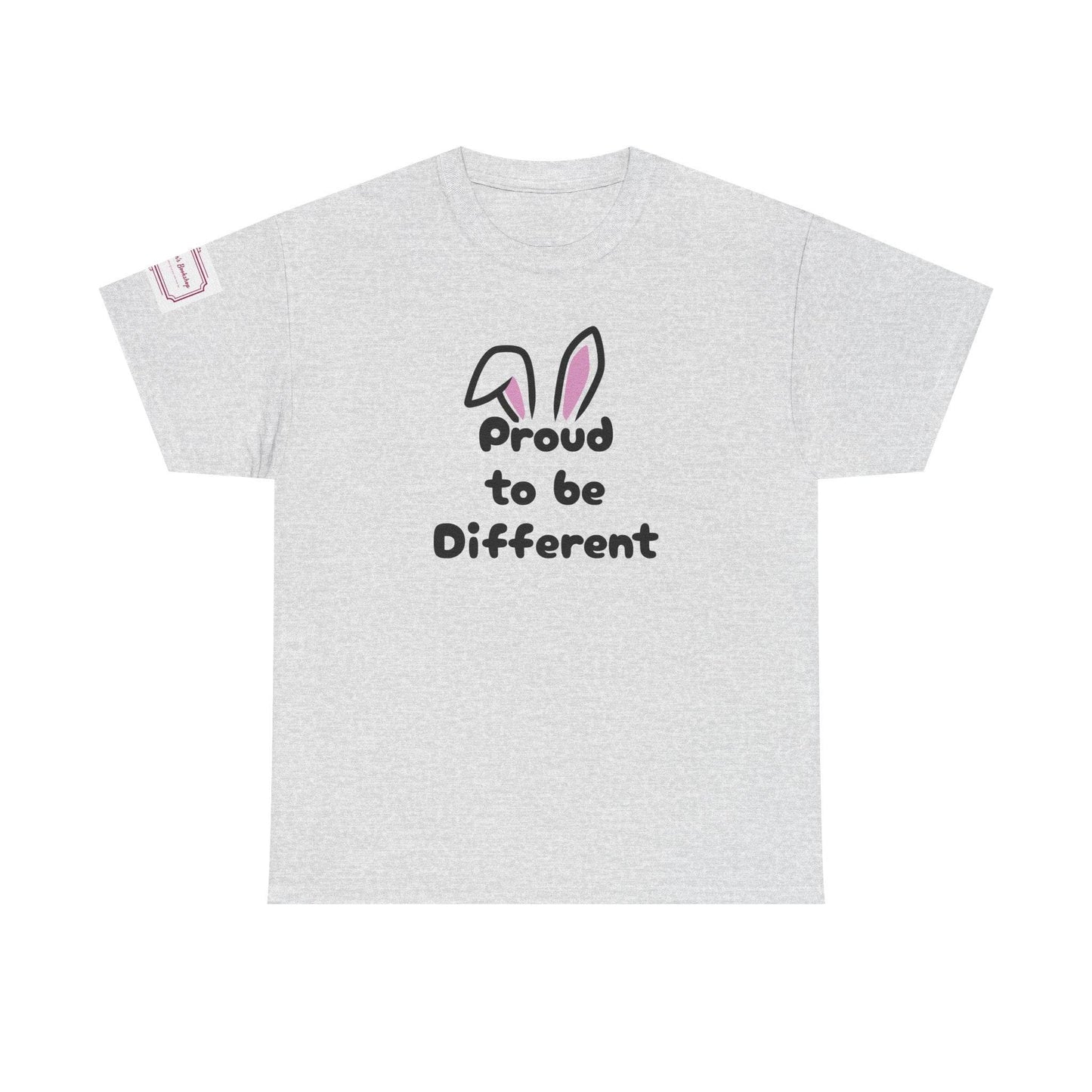 Proud to be Different Unisex Heavy Cotton Tee - Celebrate Individuality - The Dreamer's Bookshop.