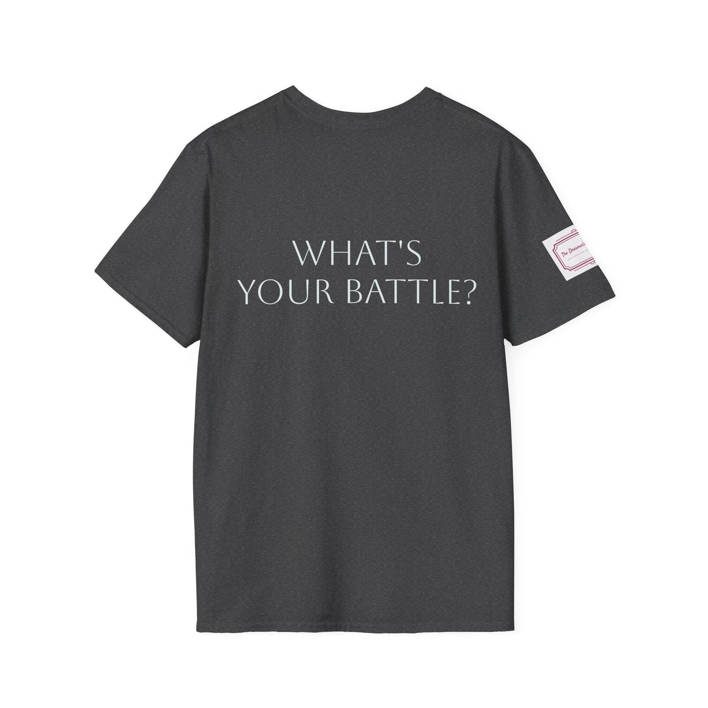 Cancer Warrior Unisex Softstyle T-Shirt - Empowering Graphic Tee for Women's Health Awarenes - The Dreamer's Bookshop.